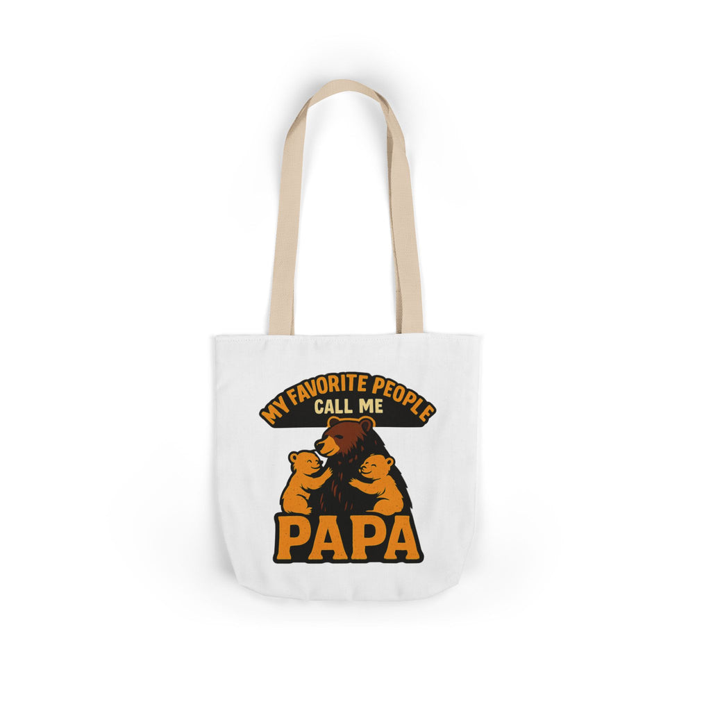 Papa Bear Tote Bag Gift for Grandfather, My Favorite People Call Me Papa, Fathers Day Gift from Grandkids, Grandpa Birthday Gift
