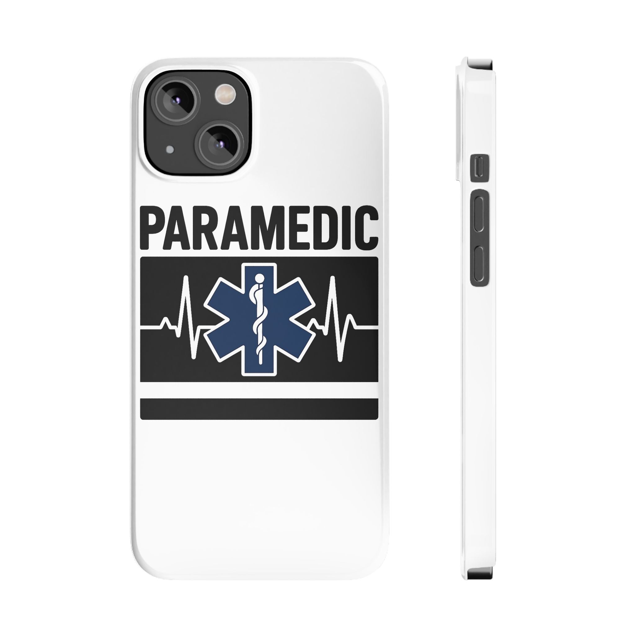 Paramedic Phone Case EMS Gift Heartbeat Star of Life EMT Medical First Responder Thin White Line Hero Appreciation