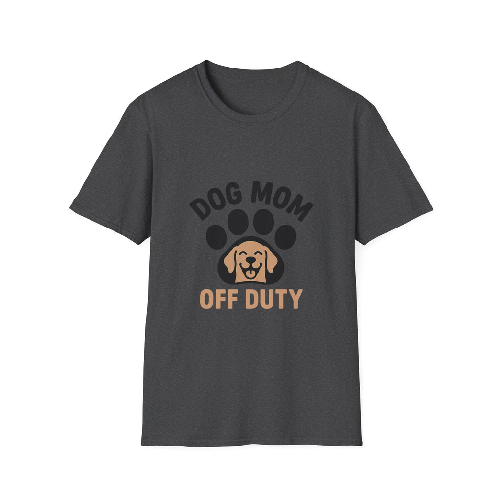 Dog Mom Off Duty Shirt, Dog Lover Gift, Paw Print T-Shirt, Dog Mom Tee, Funny Dog Owner Shirt, Dog Mama Clothing, Pet Parent