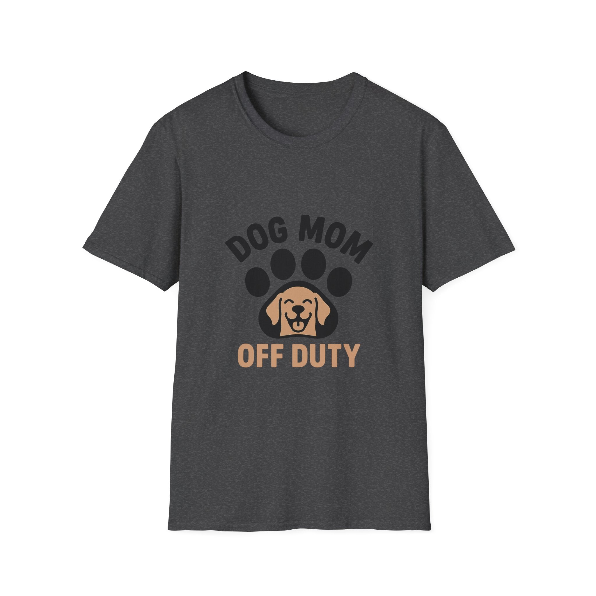 Dog Mom Off Duty Shirt, Dog Lover Gift, Paw Print T-Shirt, Dog Mom Tee, Funny Dog Owner Shirt, Dog Mama Clothing, Pet Parent