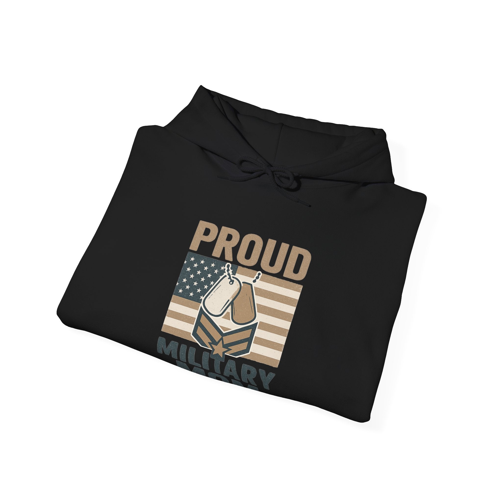 Proud Military Mom Hoodie, Strong Heart Army Mom Gift, Navy Mom Sweatshirt, Air Force Marine Mom, Service Member Mother Apparel