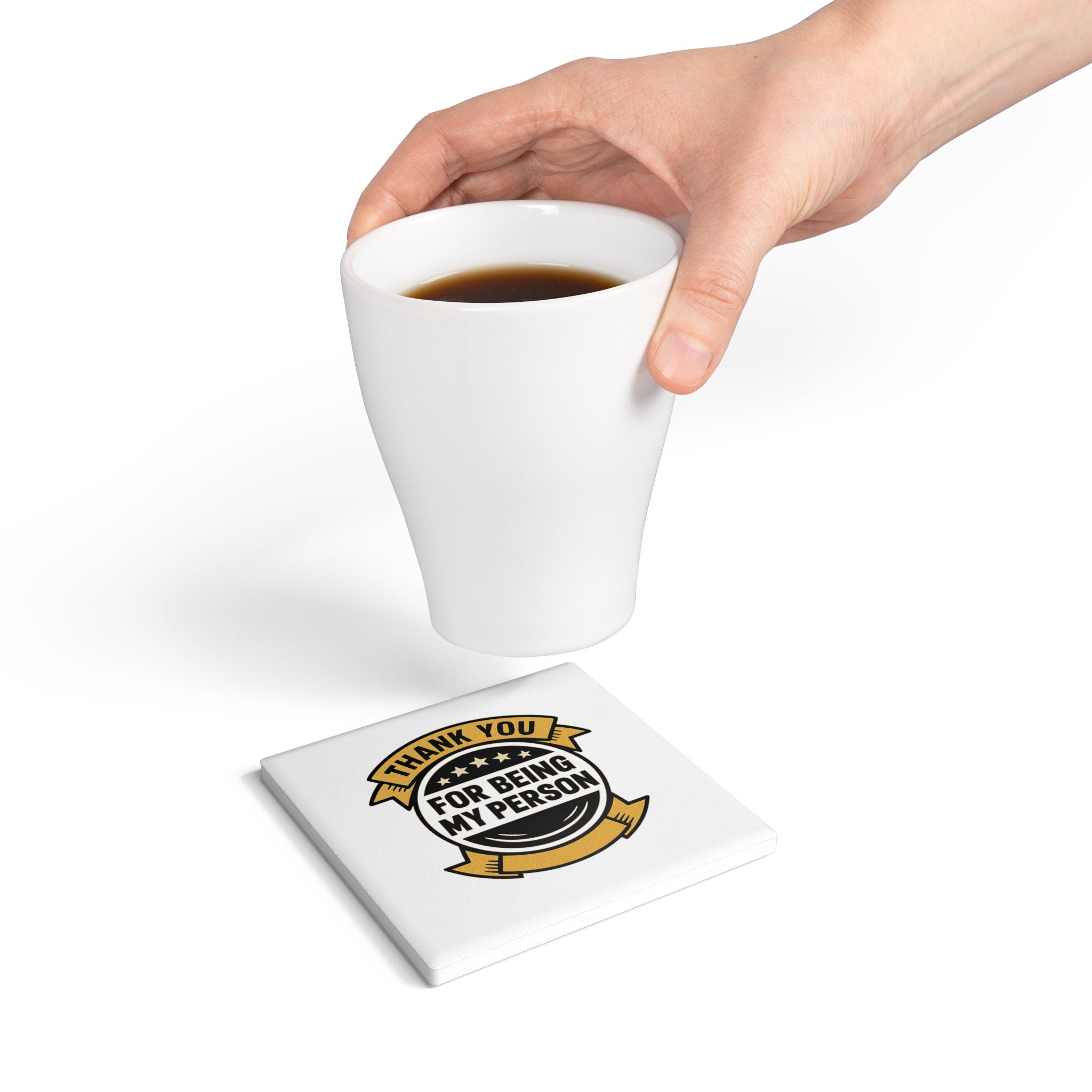 Thank You For Being My Person Coaster Set, Best Friend Gift, Chosen Family Coaster, Soul Sister Gift, Gratitude Gift for Her