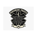 Paramedic Prayer Poster, EMS Gift, Star of Life Wall Art, Paramedic Graduation Gift, EMT Decor, First Responder Print, Thin White Line