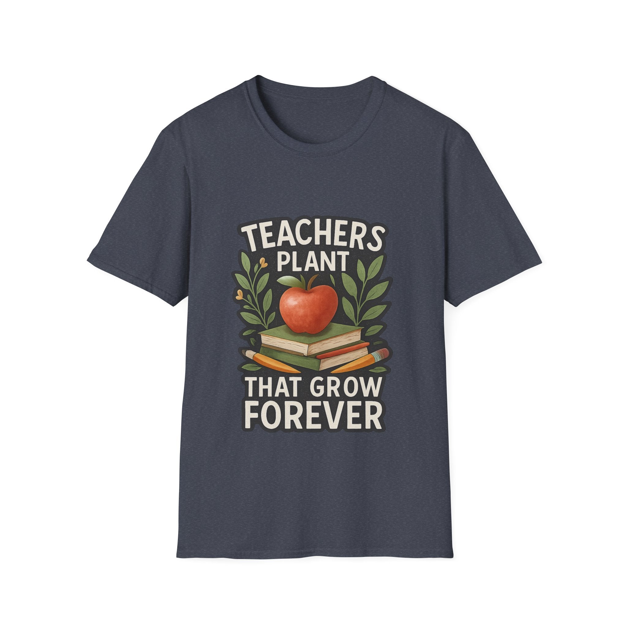 Teacher Appreciation Shirt Teachers Plant Seeds That Grow Forever Tee Gift for Teacher Watercolor Botanical Thank You Teacher Tshirt