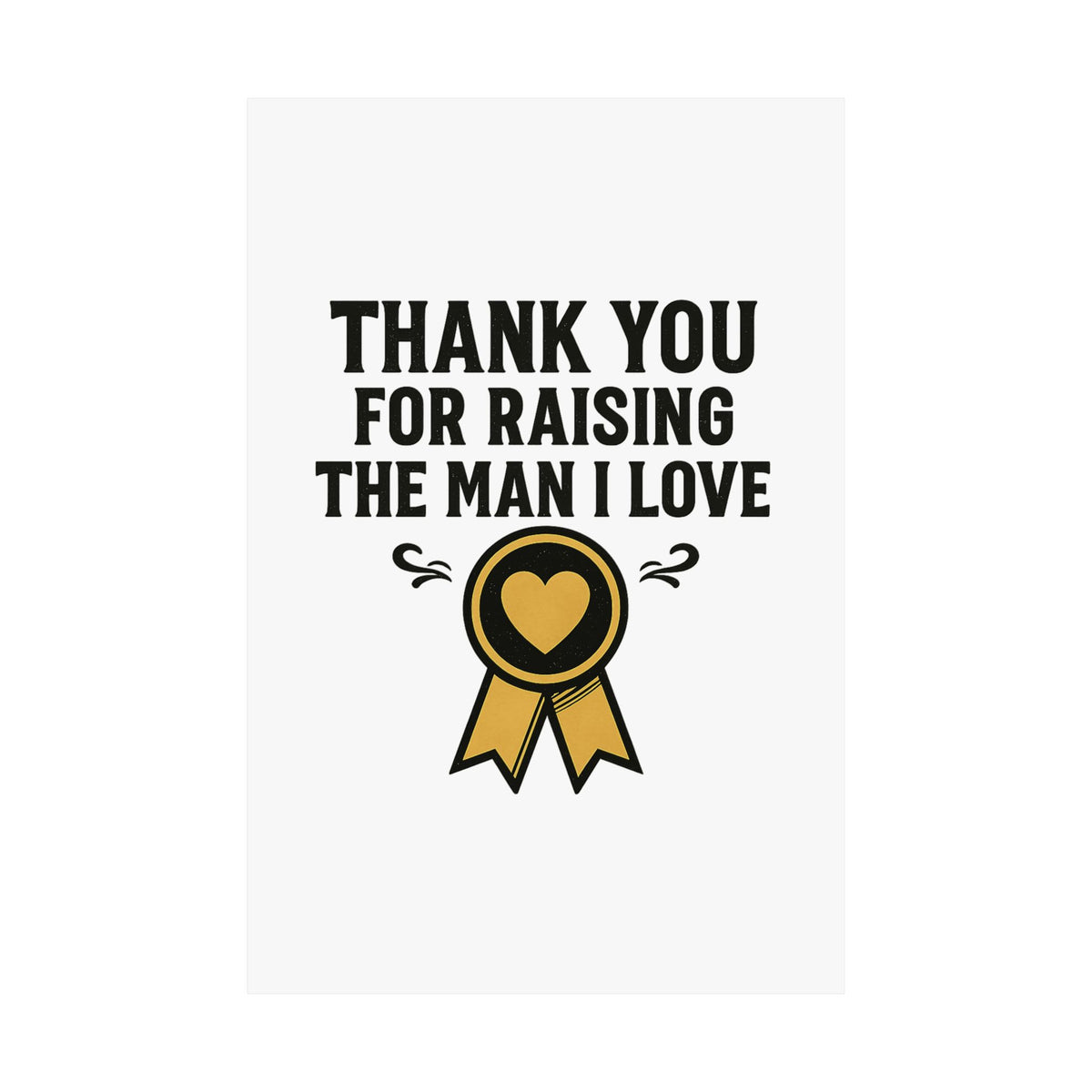 Thank You For Raising The Man I Love Print, Mother In Law Gift from Daughter In Law, Mothers Day Gift for MIL, Wedding Gift