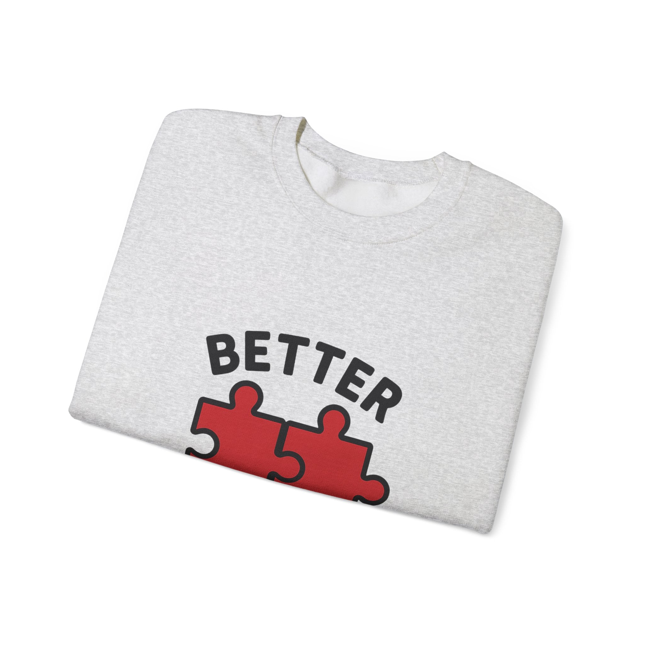 Couple Sweatshirt Better Together Puzzle Pieces Matching Sweatshirts Anniversary Gift for Couples Relationship Gift Valentine's Day