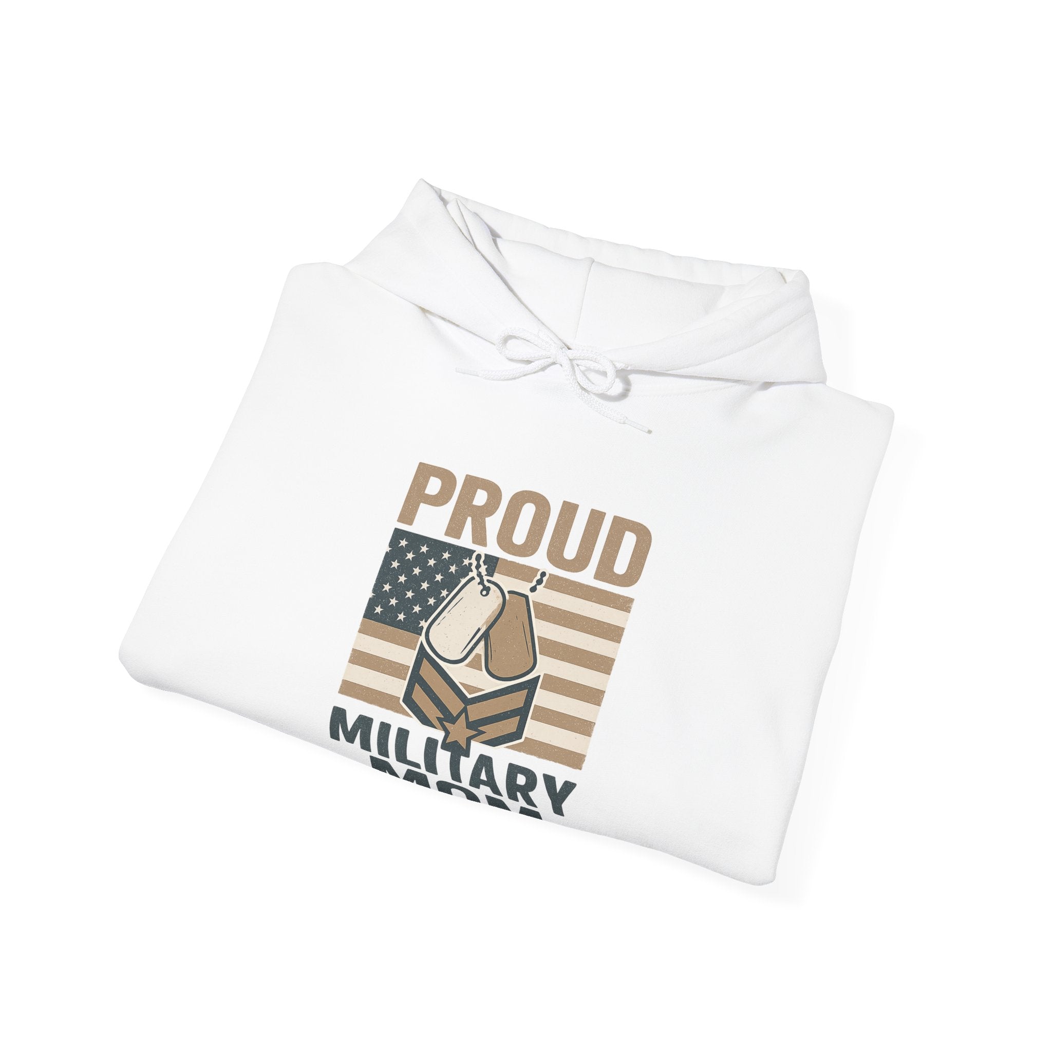 Proud Military Mom Hoodie, Strong Heart Army Mom Gift, Navy Mom Sweatshirt, Air Force Marine Mom, Service Member Mother Apparel