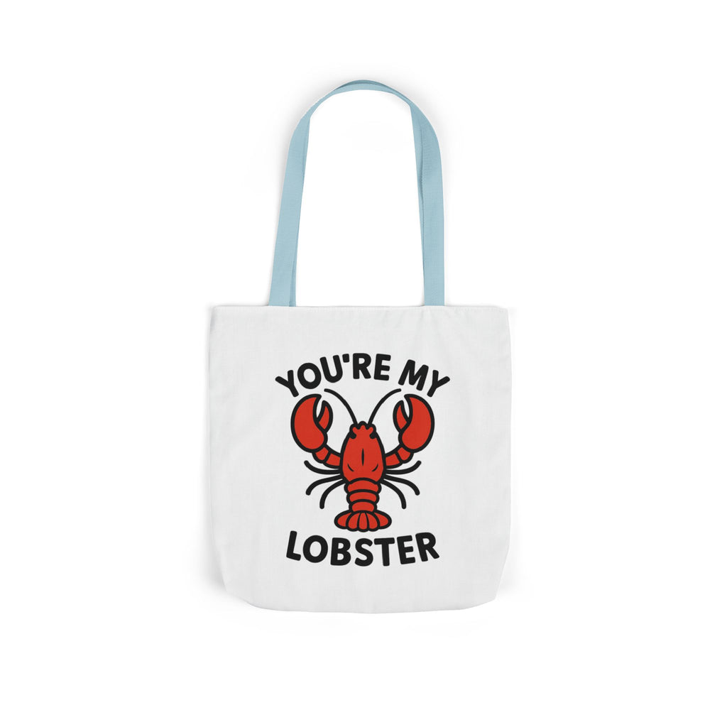 You're My Lobster Tote Bag Friends TV Show Gift Couples Anniversary Boyfriend Girlfriend Soulmate Quote Canvas Beach Bag