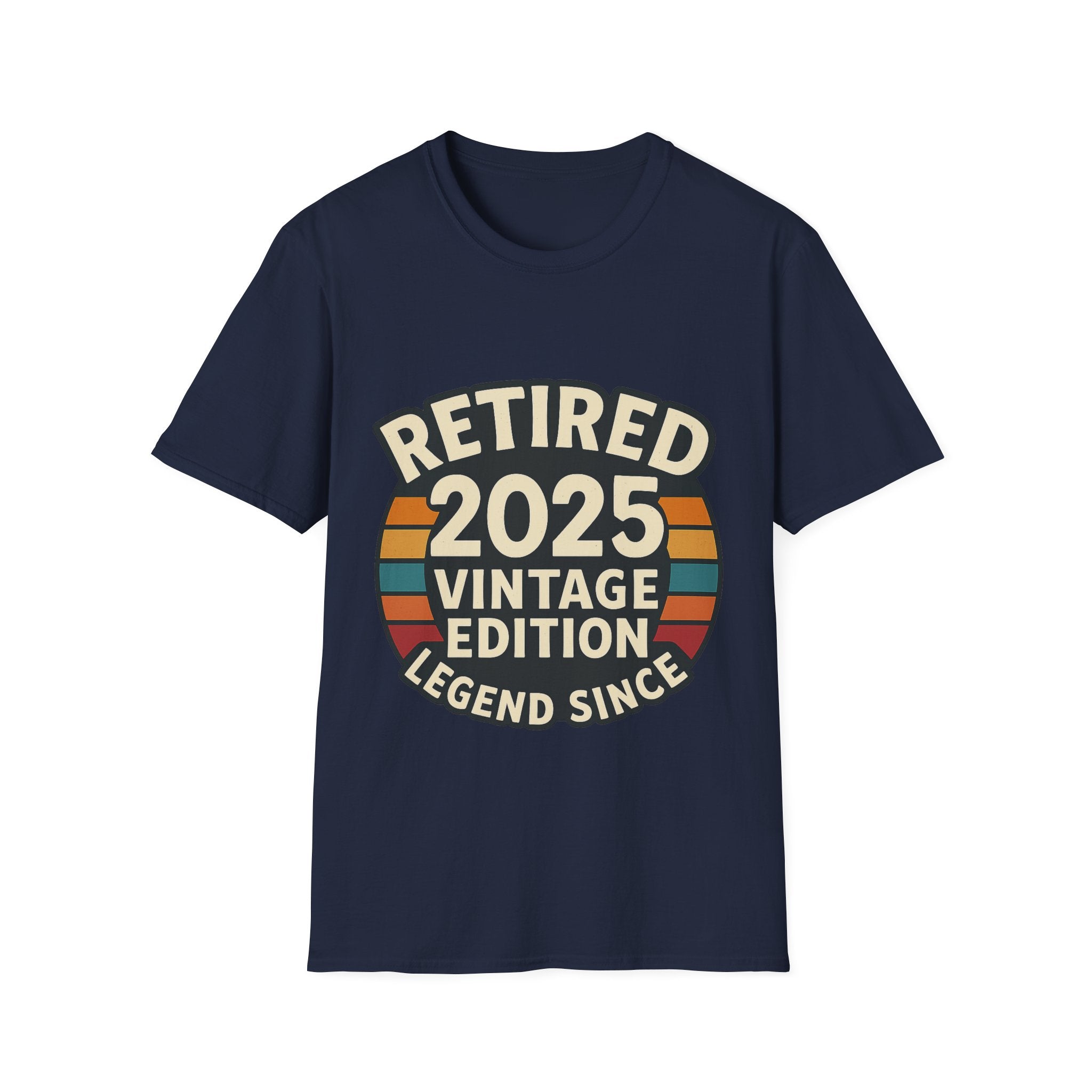Retired 2025 Vintage Edition T-Shirt, Retirement Gift for Coworker Dad Grandpa, Funny Retirement Party Shirt, Legend Since 2025