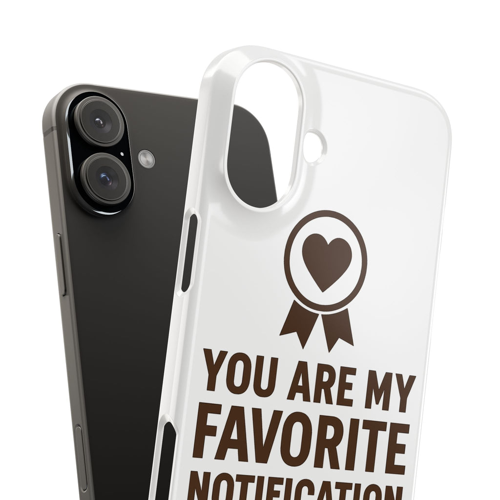 You Are My Favorite Notification Phone Case, Romantic Anniversary Gift for Boyfriend Girlfriend, Cute Couple Phone Case Love Gift
