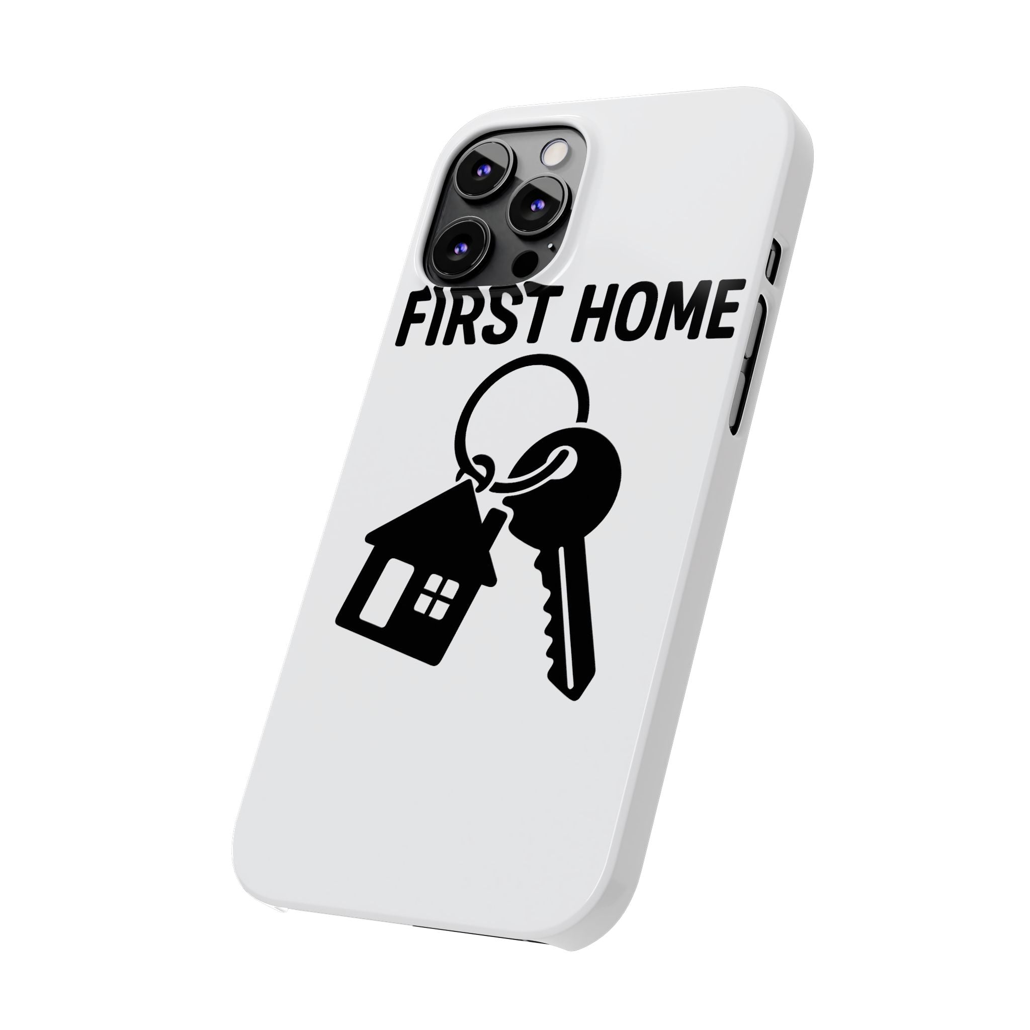 First Home Keys Phone Case, New Homeowner Gift, Housewarming Present, Minimalist House Key Design, First Time Home Buyer Gift