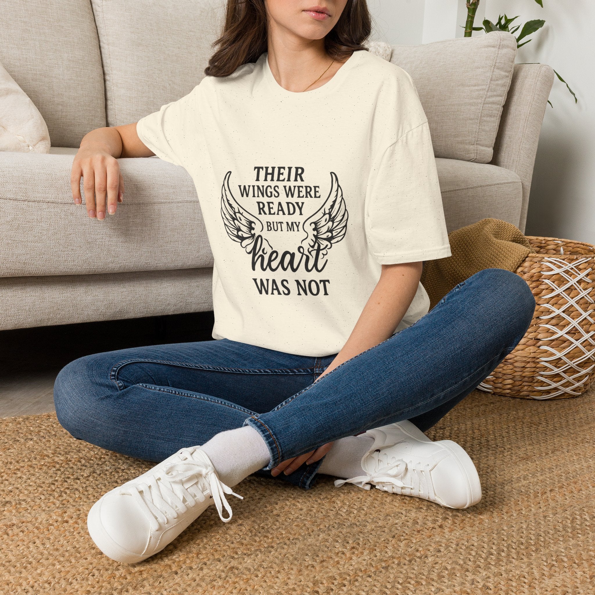 Their Wings Were Ready T-Shirt, Memorial Shirt, Grief Loss Remembrance Tee, Angel Wings Quote Shirt, Sympathy Gift Bereavement