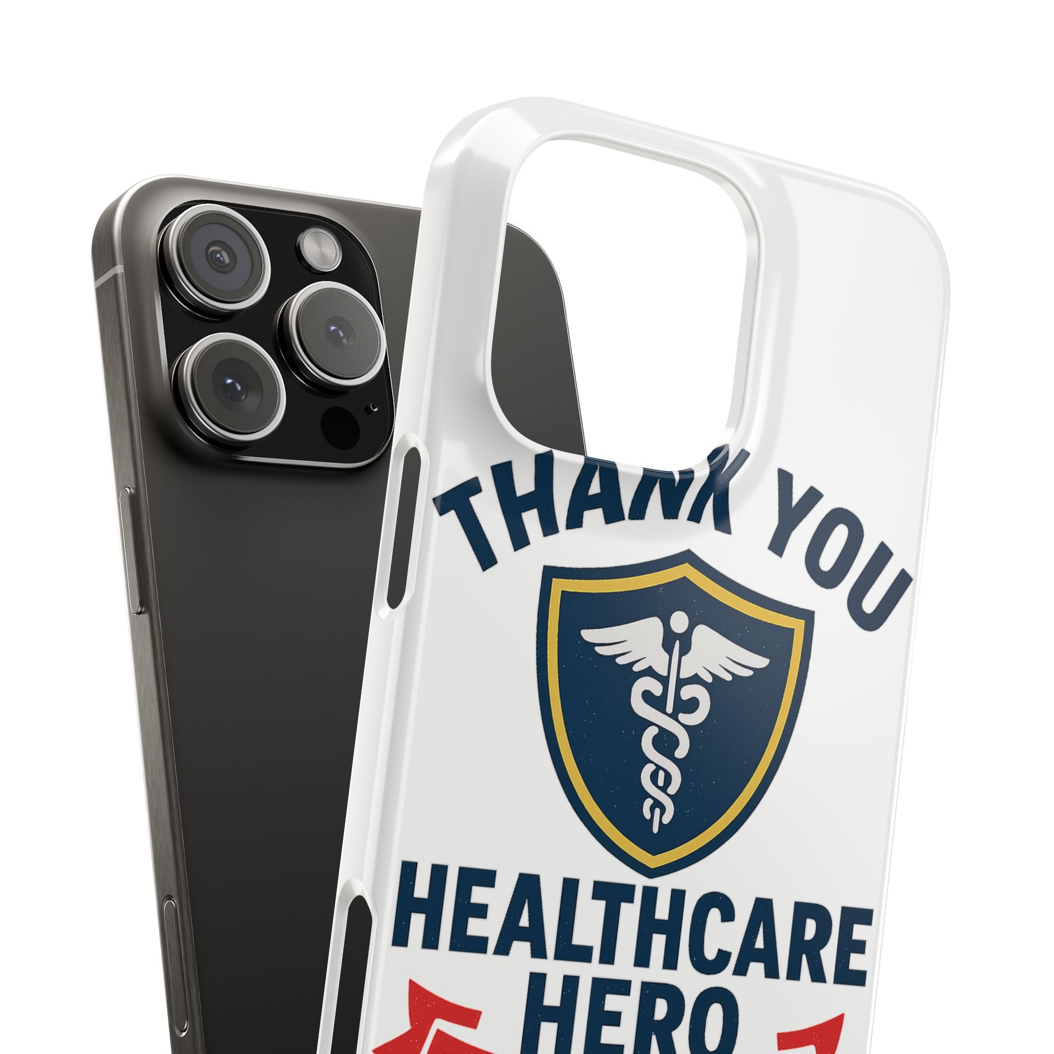 Thank You Healthcare Hero Phone Case, Nurse Appreciation Gift, Medical Worker Gift, Grateful for Heroes Like You, Nurses Week Gift
