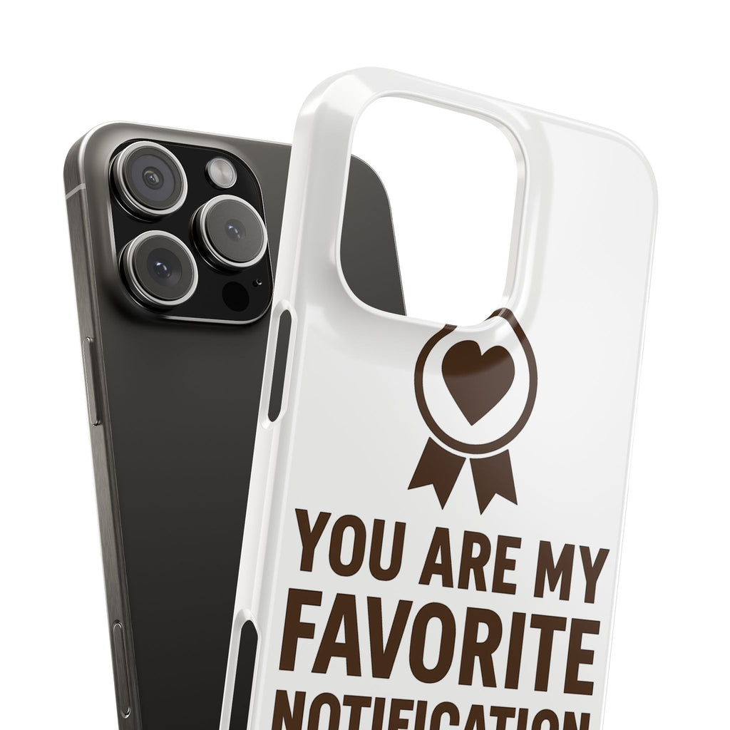 You Are My Favorite Notification Phone Case, Romantic Anniversary Gift for Boyfriend Girlfriend, Cute Couple Phone Case Love Gift