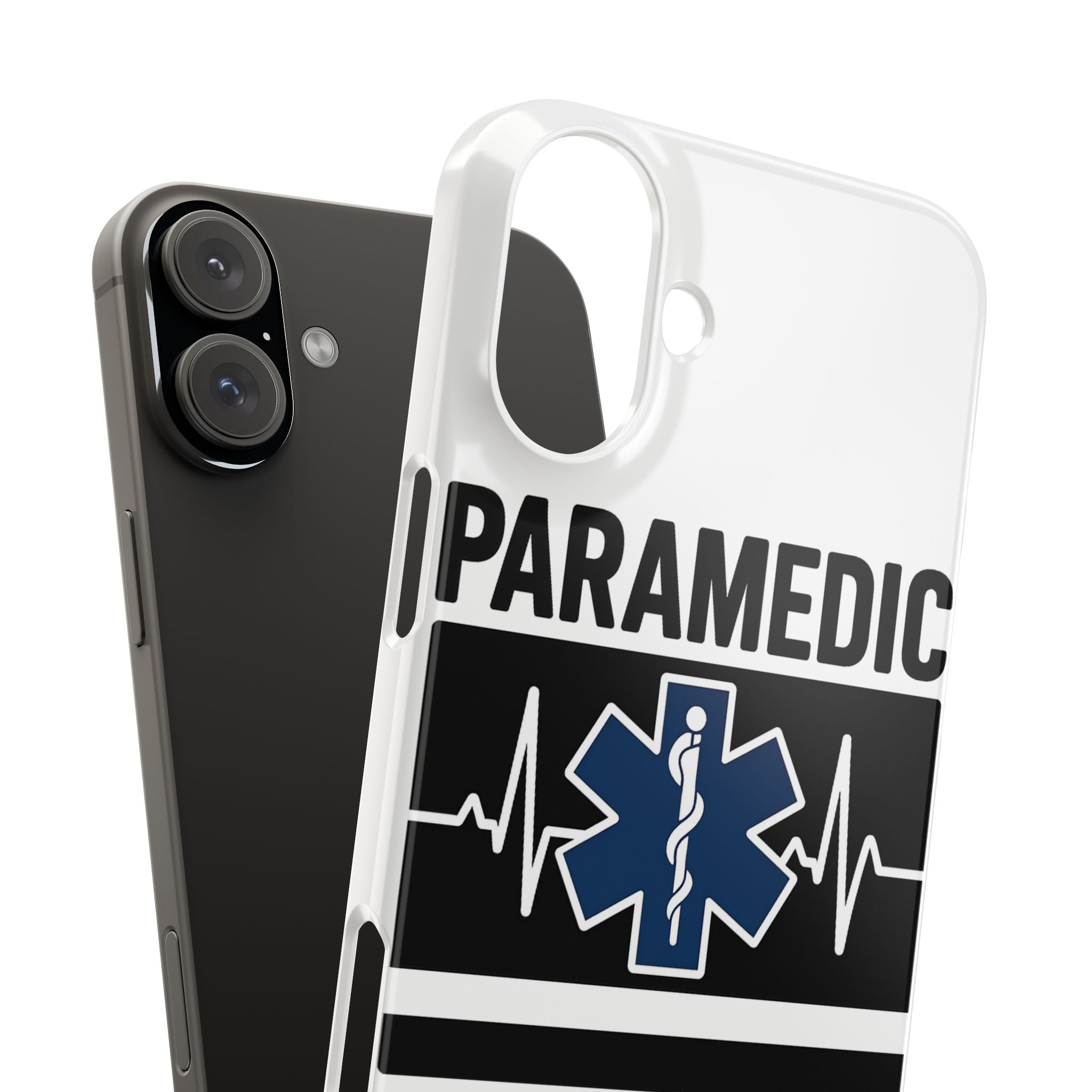 Paramedic Phone Case EMS Gift Heartbeat Star of Life EMT Medical First Responder Thin White Line Hero Appreciation
