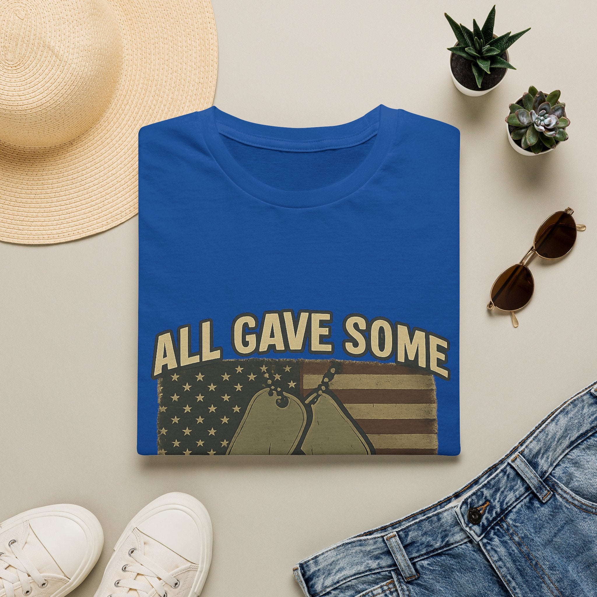 Custom Veteran Shirt | All Gave Some Some Gave All | Personalized Veterans Day Gift | Military Family Pride Tshirt with Name & Dates