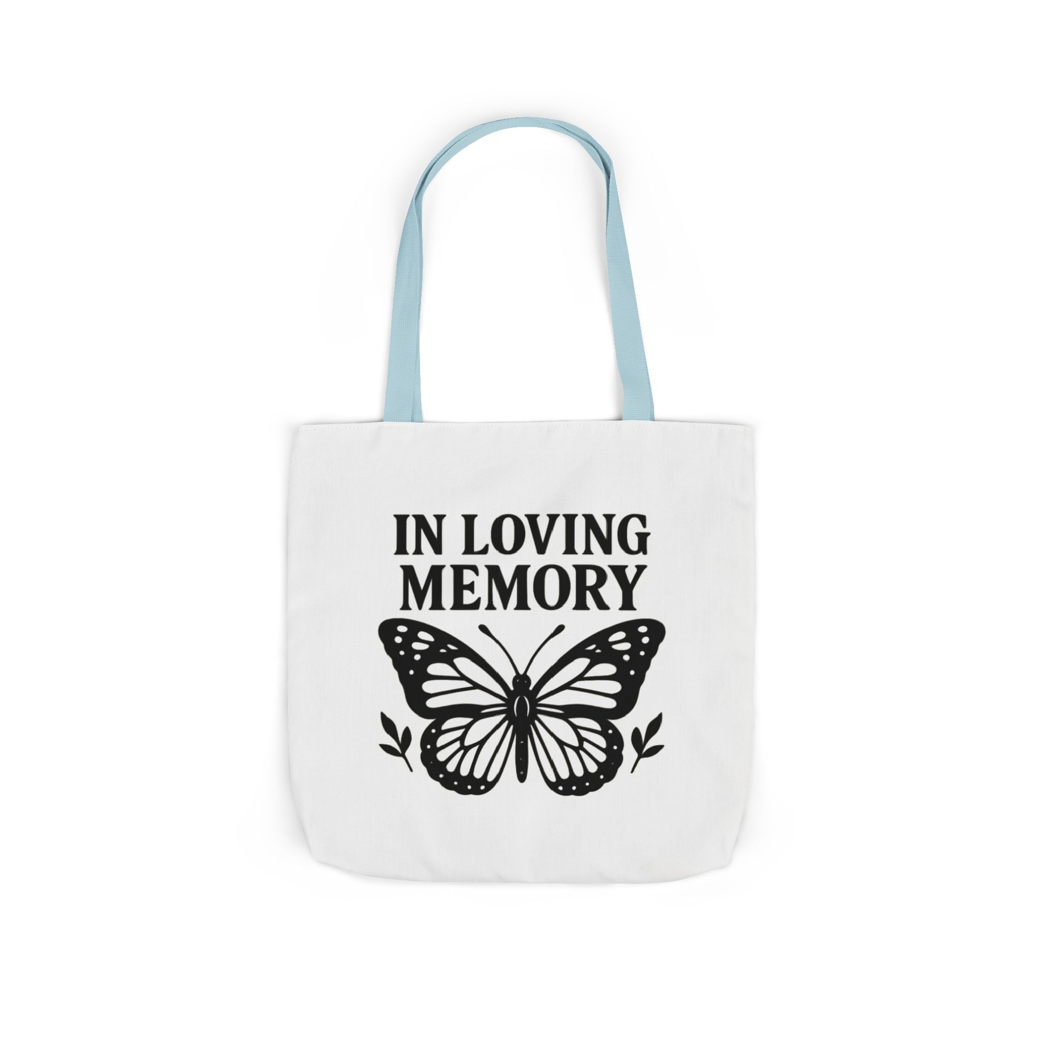 Butterfly Memorial Tote Bag, In Loving Memory Gift, Funeral Remembrance, Celebration of Life, Sympathy Gift for Loss