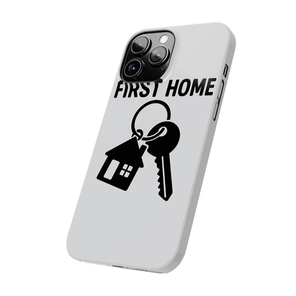 First Home Keys Phone Case, New Homeowner Gift, Housewarming Present, Minimalist House Key Design, First Time Home Buyer Gift