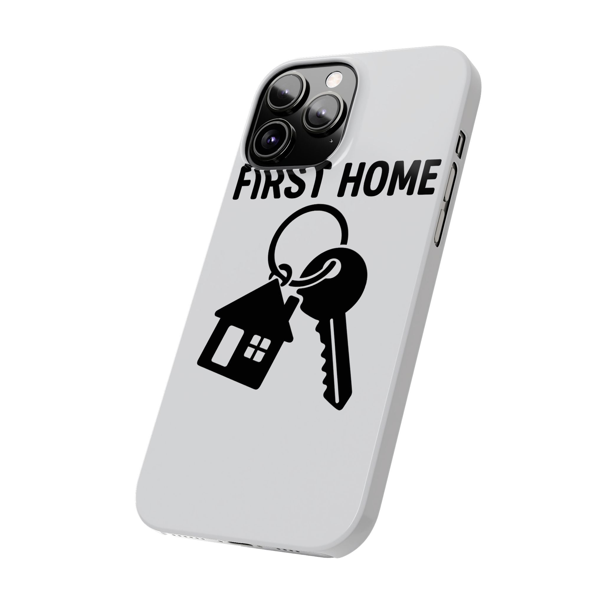 First Home Keys Phone Case, New Homeowner Gift, Housewarming Present, Minimalist House Key Design, First Time Home Buyer Gift