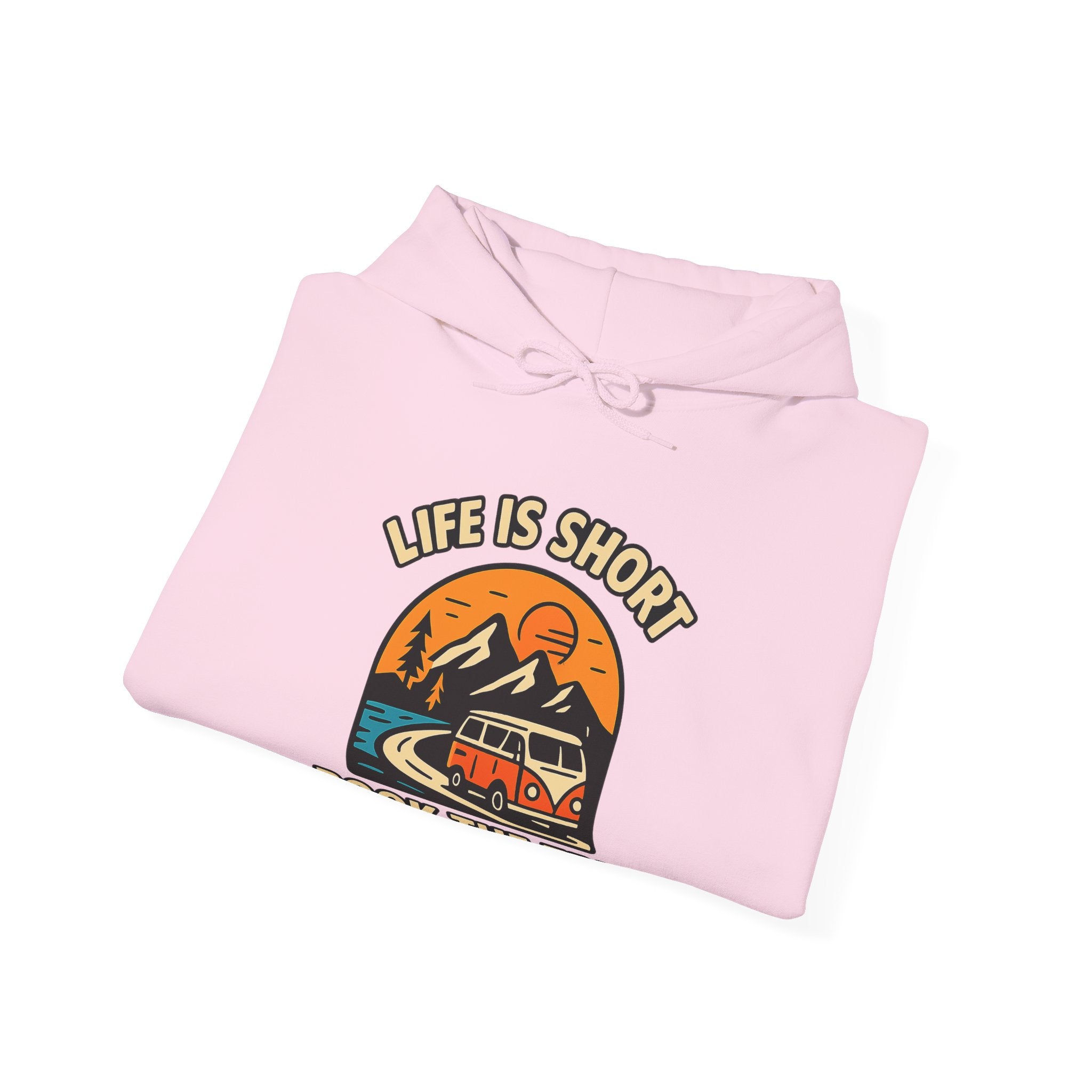 Life Is Short Book The Trip Hoodie, Travel Lover Gift, Adventure Seeker Sweatshirt, Wanderlust Clothing, Digital Nomad Gift