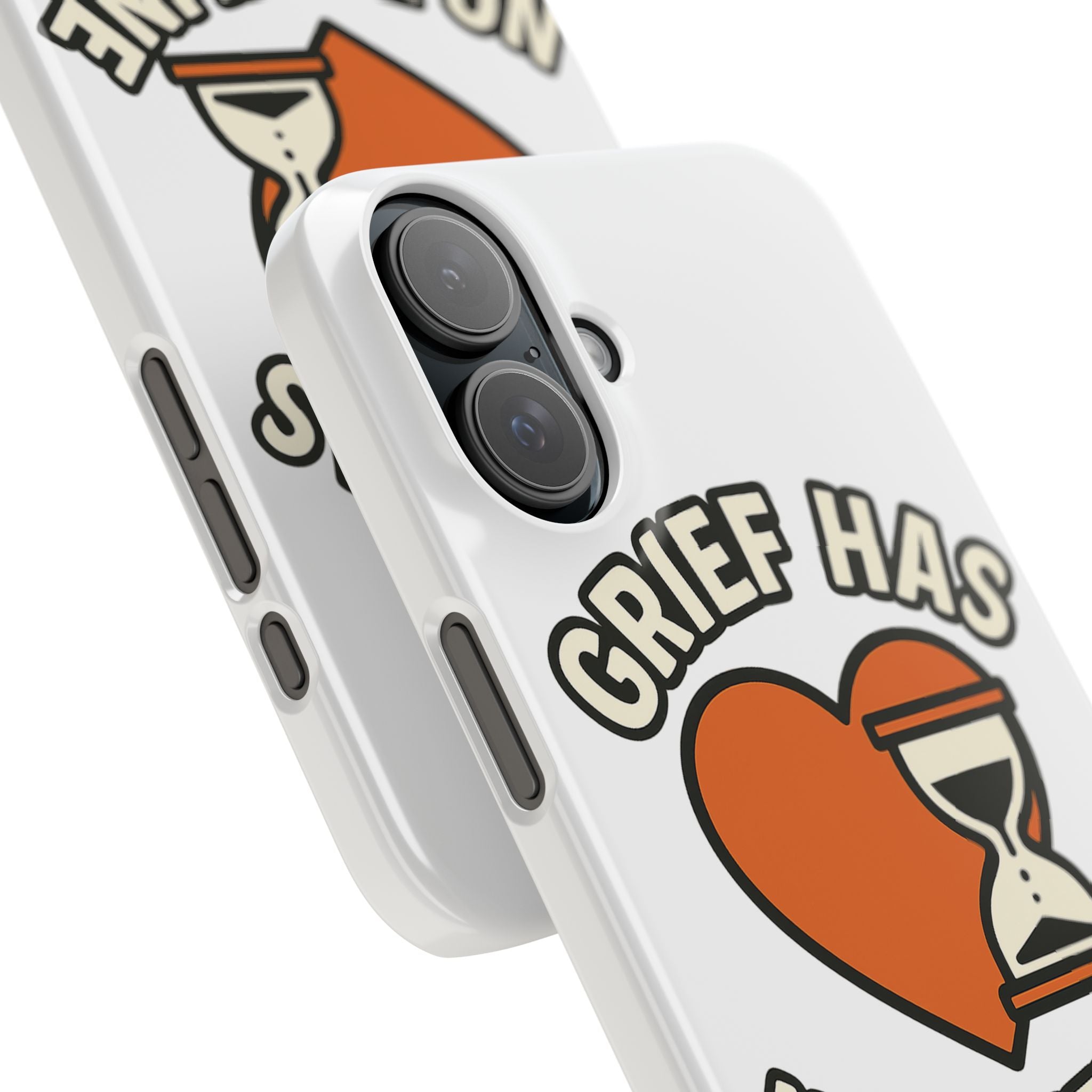 Grief Has No Timeline Phone Case Support Gift for Loss Bereavement Sympathy Encouragement Healing Journey Therapist Mental Health