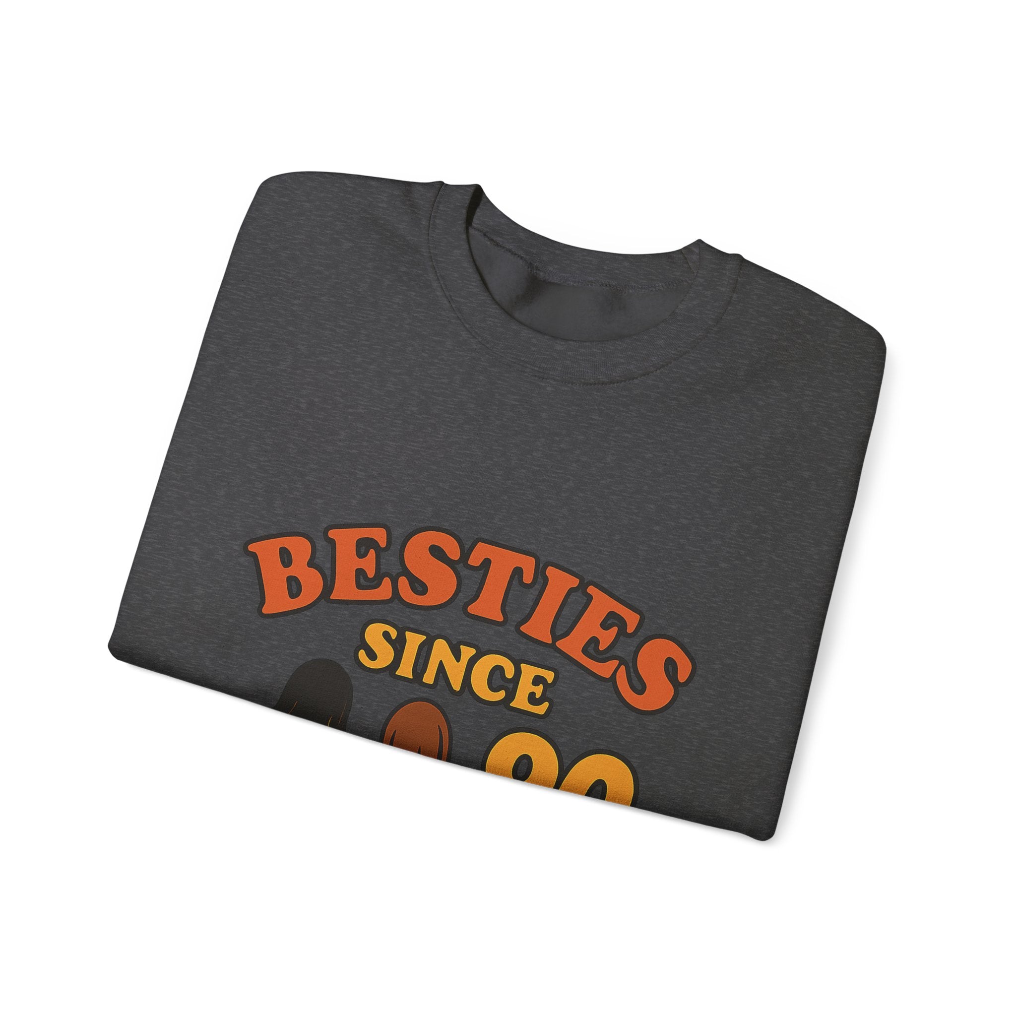 Besties Since Retro Years Sweatshirt 90s Nostalgia Best Friend Gift Friendship Anniversary Vintage Aesthetic Crewneck