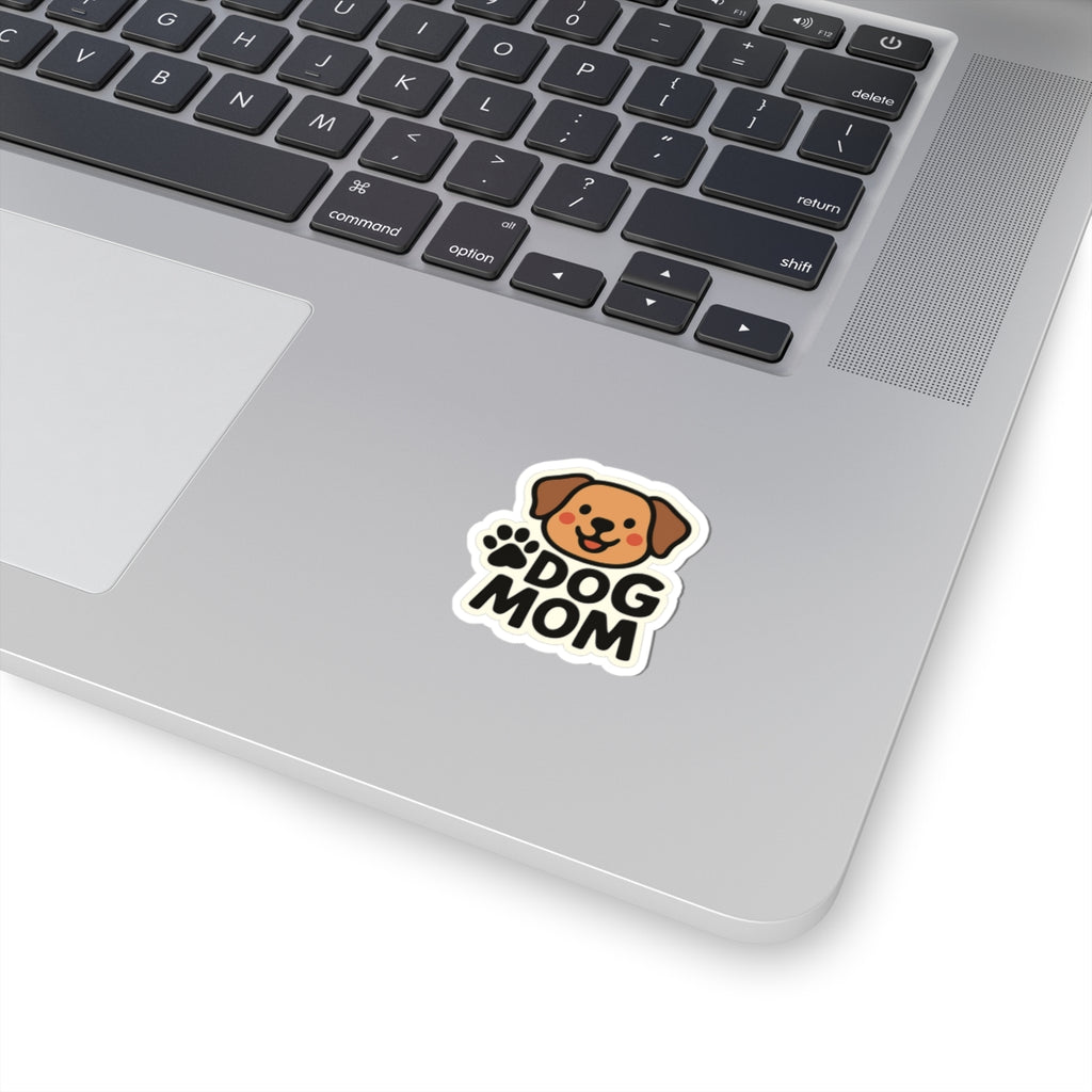 Dog Mom Sticker, Dog Lover Gift, Puppy Mom Life Decal, Pet Parent Laptop Sticker, Dog Owner Gift, Cute Dog Sticker Waterproof