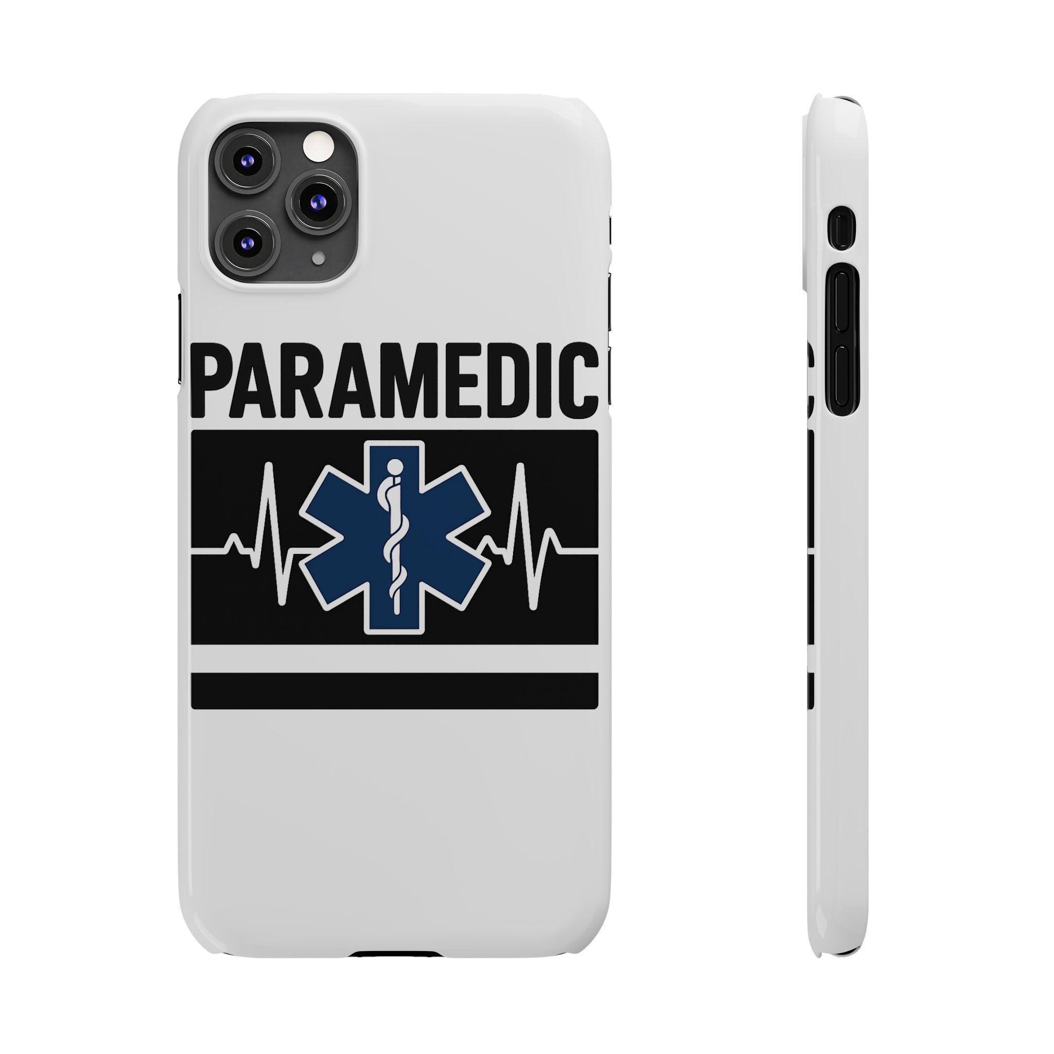 Paramedic Phone Case EMS Gift Heartbeat Star of Life EMT Medical First Responder Thin White Line Hero Appreciation