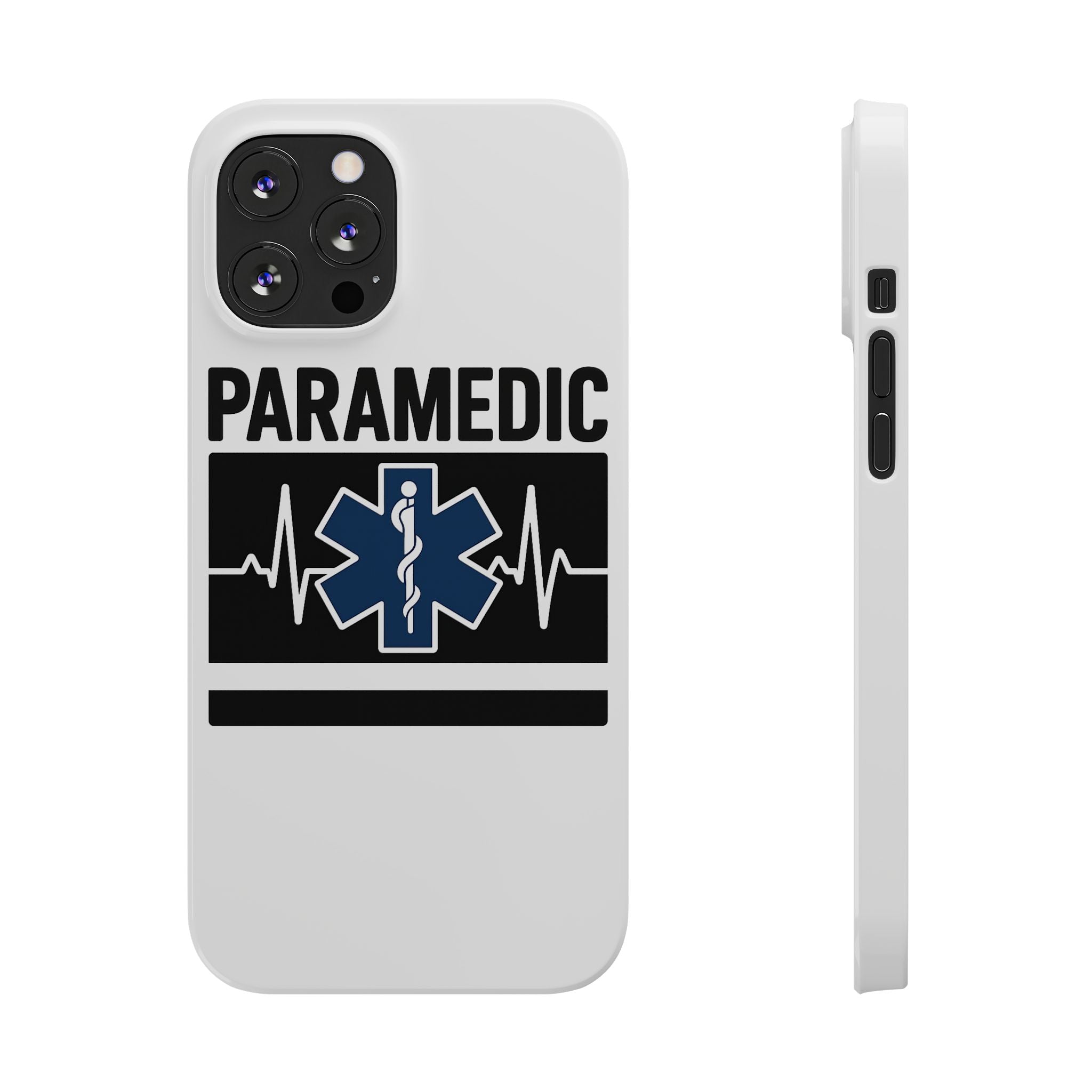 Paramedic Phone Case EMS Gift Heartbeat Star of Life EMT Medical First Responder Thin White Line Hero Appreciation