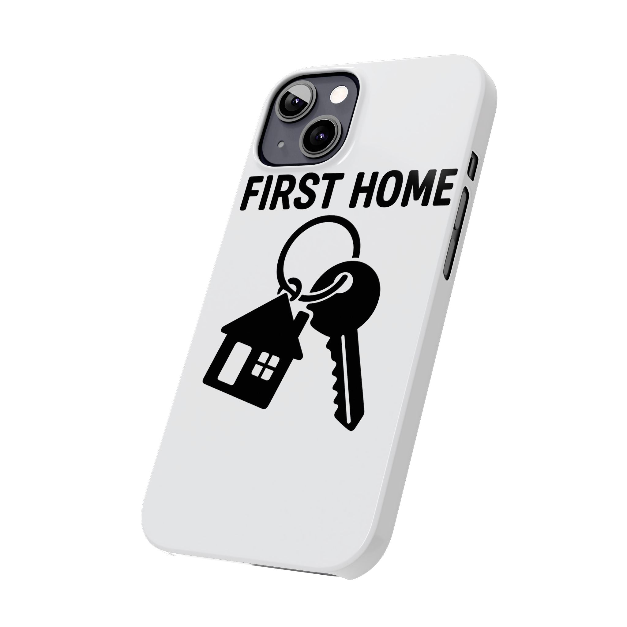 First Home Keys Phone Case, New Homeowner Gift, Housewarming Present, Minimalist House Key Design, First Time Home Buyer Gift