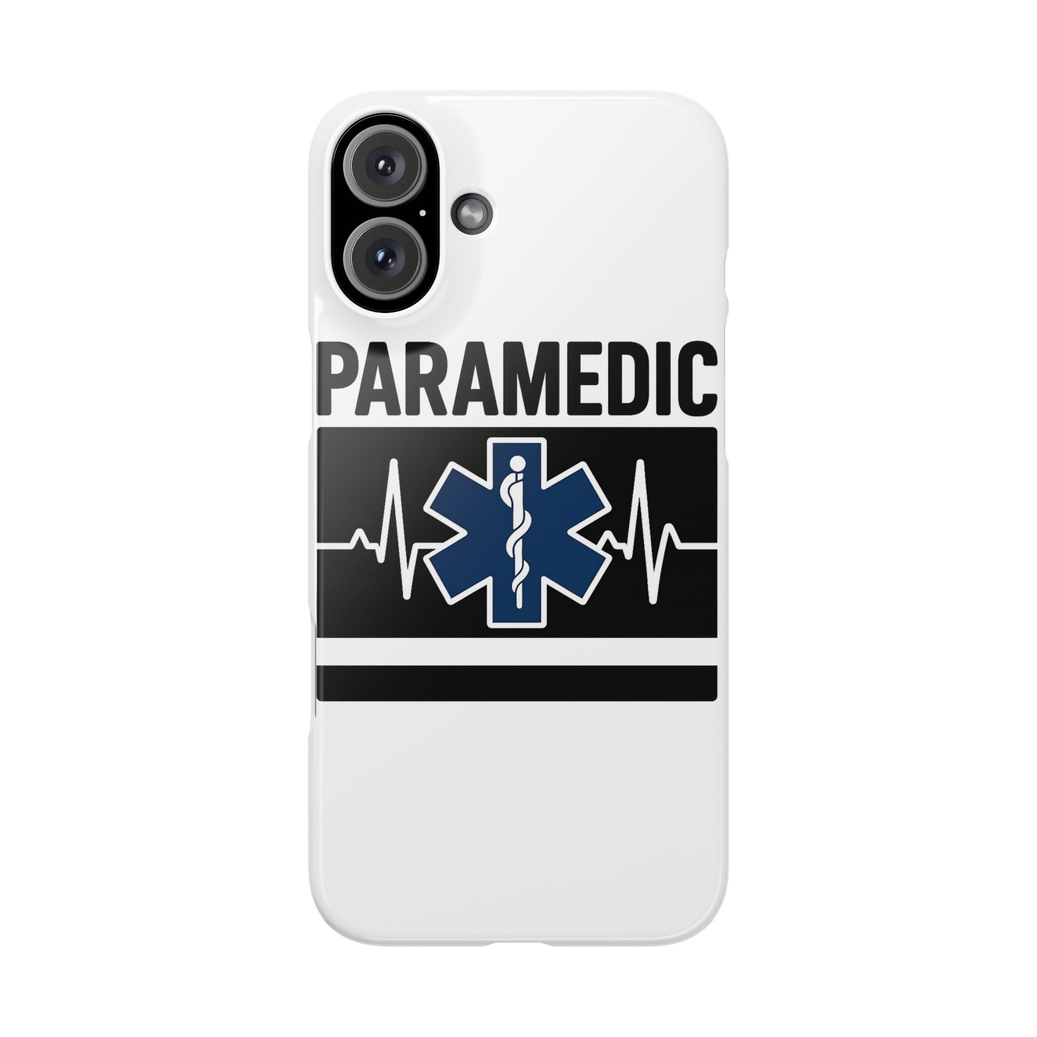 Paramedic Phone Case EMS Gift Heartbeat Star of Life EMT Medical First Responder Thin White Line Hero Appreciation