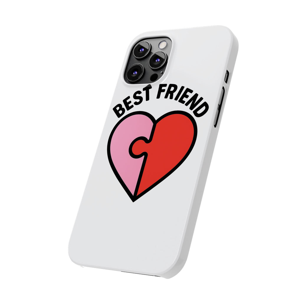 Best Friend Phone Case Set Puzzle Heart Matching BFF Gifts for Besties Friendship Phone Cases Cute Teen Gift for Her