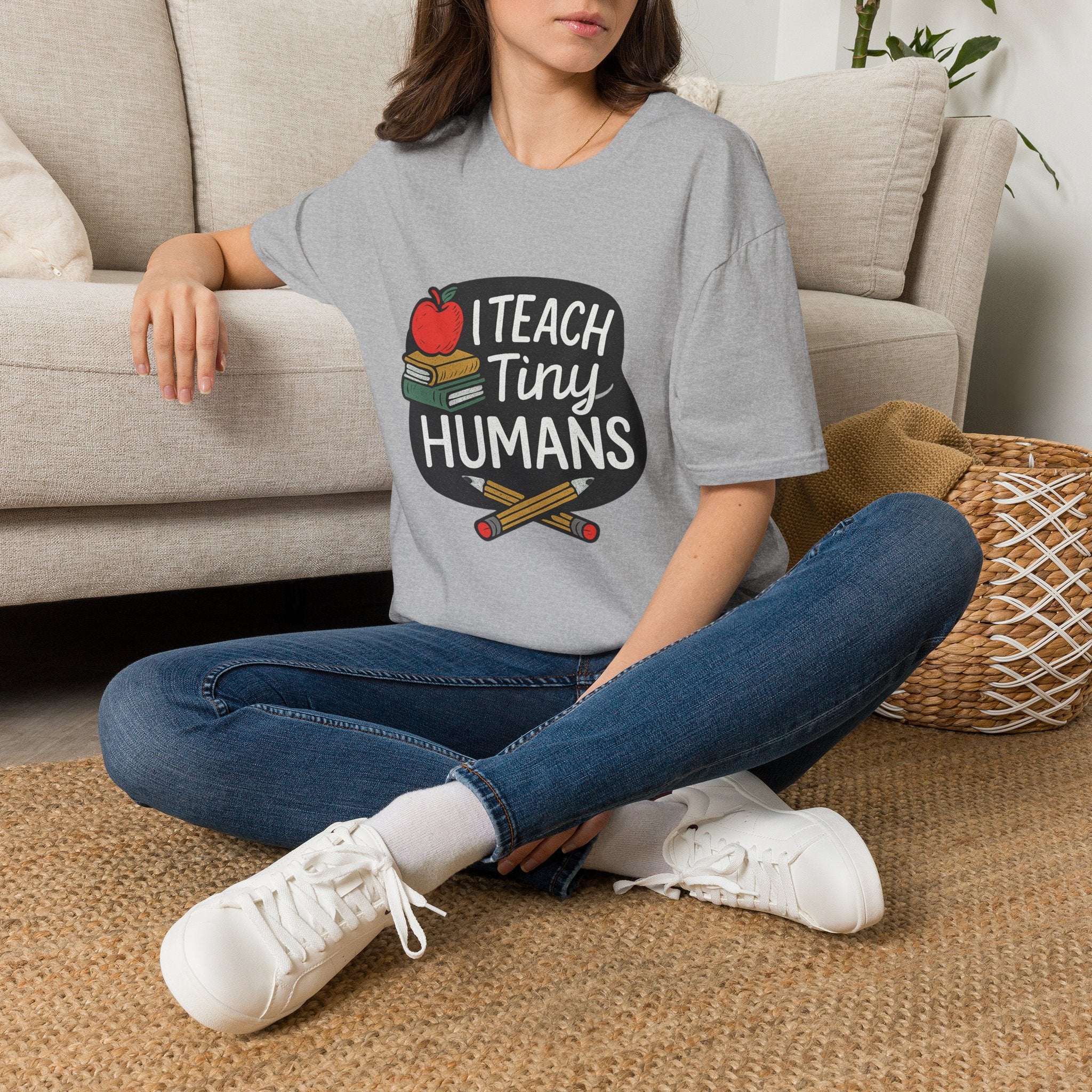 I Teach Tiny Humans T-Shirt, Preschool Teacher Shirt, Kindergarten Teacher Gift, Daycare Worker Tee, Early Childhood Educator