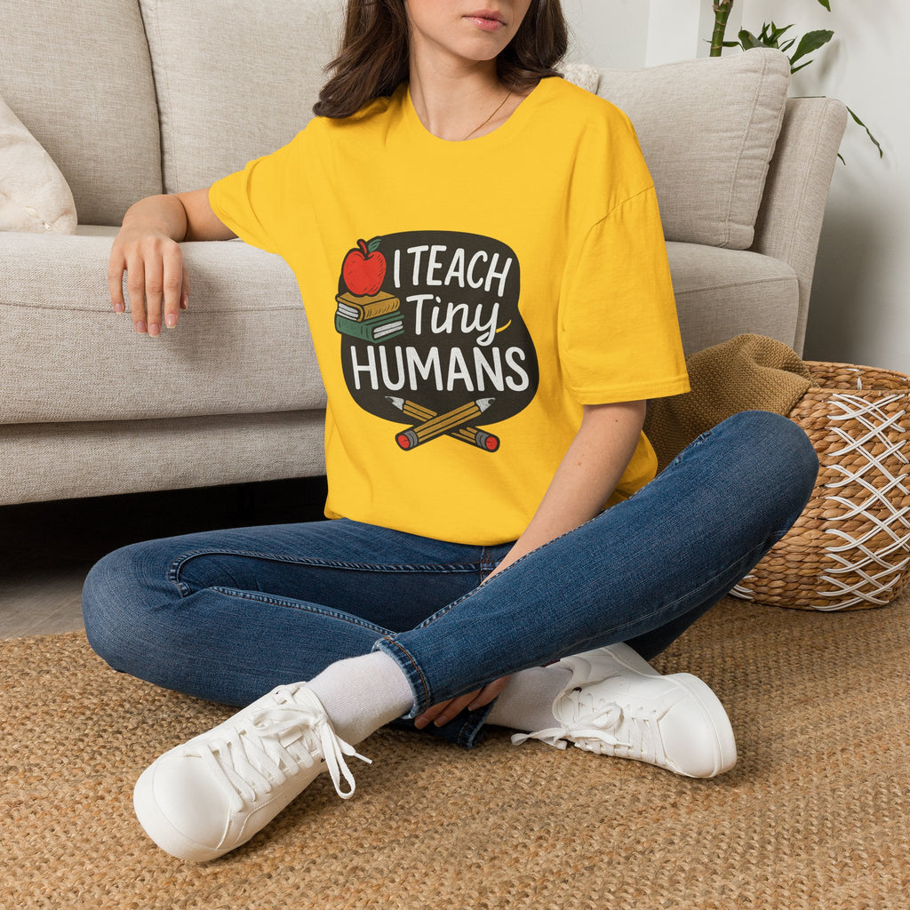I Teach Tiny Humans T-Shirt, Preschool Teacher Shirt, Kindergarten Teacher Gift, Daycare Worker Tee, Early Childhood Educator
