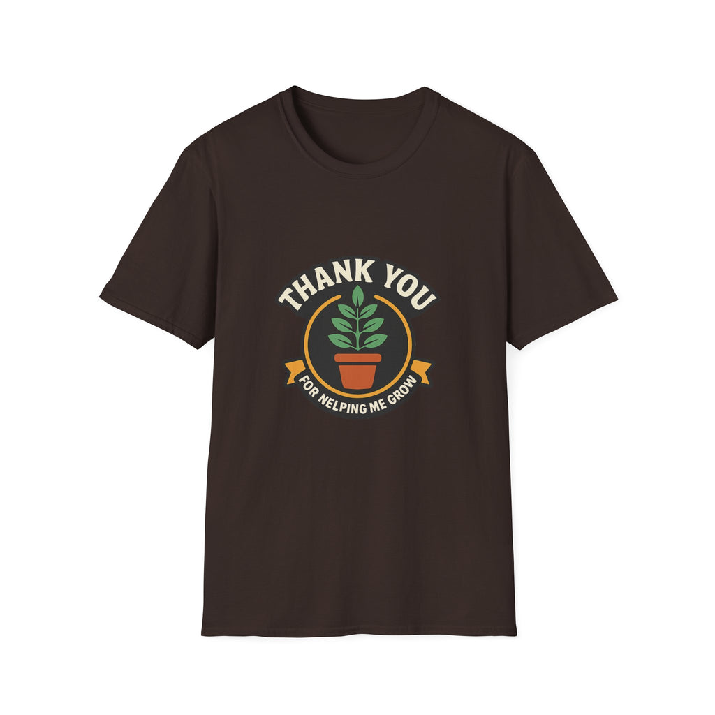 Thank You for Helping Me Grow Teacher Appreciation Shirt Plant Lady Gift Teacher Week Tee Mentor Gift End of Year Teacher Gift