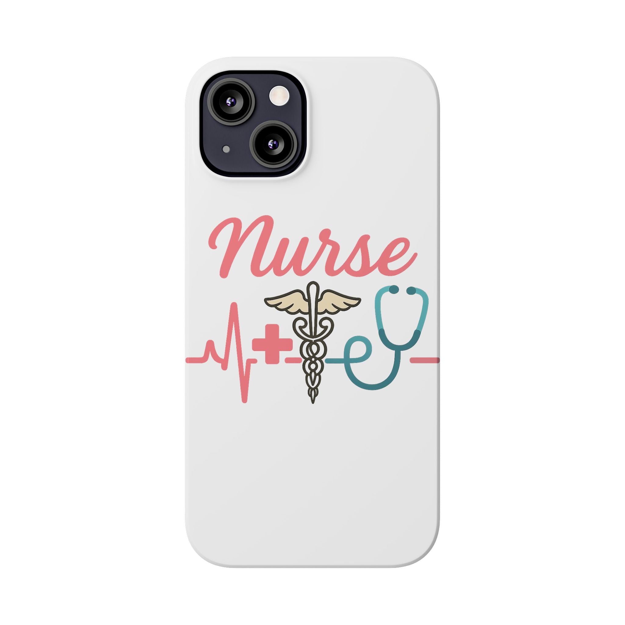 Nurse Phone Case EKG Heartbeat Medical Gift for Nurses RN Nursing Student Appreciation Gift Healthcare Worker iPhone Case