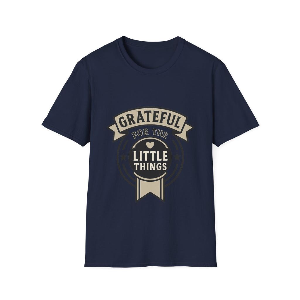 Grateful for the Little Things Shirt, Gratitude Tee, Faith Inspired Blessing T-Shirt, Thankful Everyday Appreciation Gift for Women