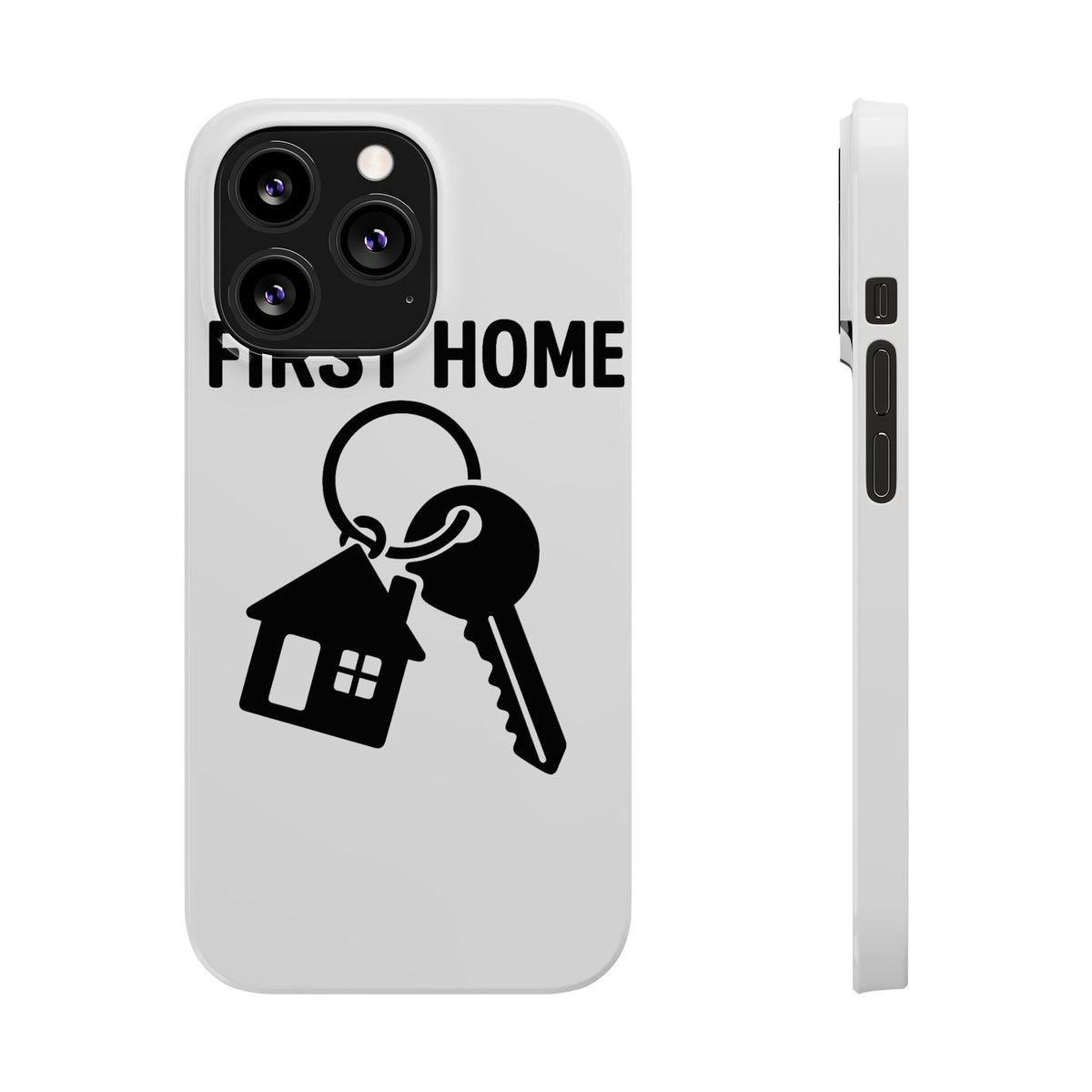 First Home Keys Phone Case, New Homeowner Gift, Housewarming Present, Minimalist House Key Design, First Time Home Buyer Gift