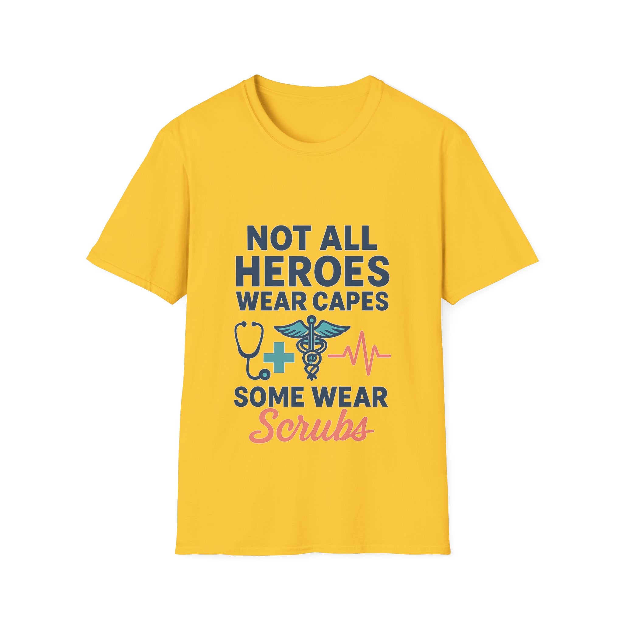 Not All Heroes Wear Capes Some Wear Scrubs Nurse Shirt, Nurse Appreciation Week Gift, Nurse Thank You Tee, Medical Worker Hero