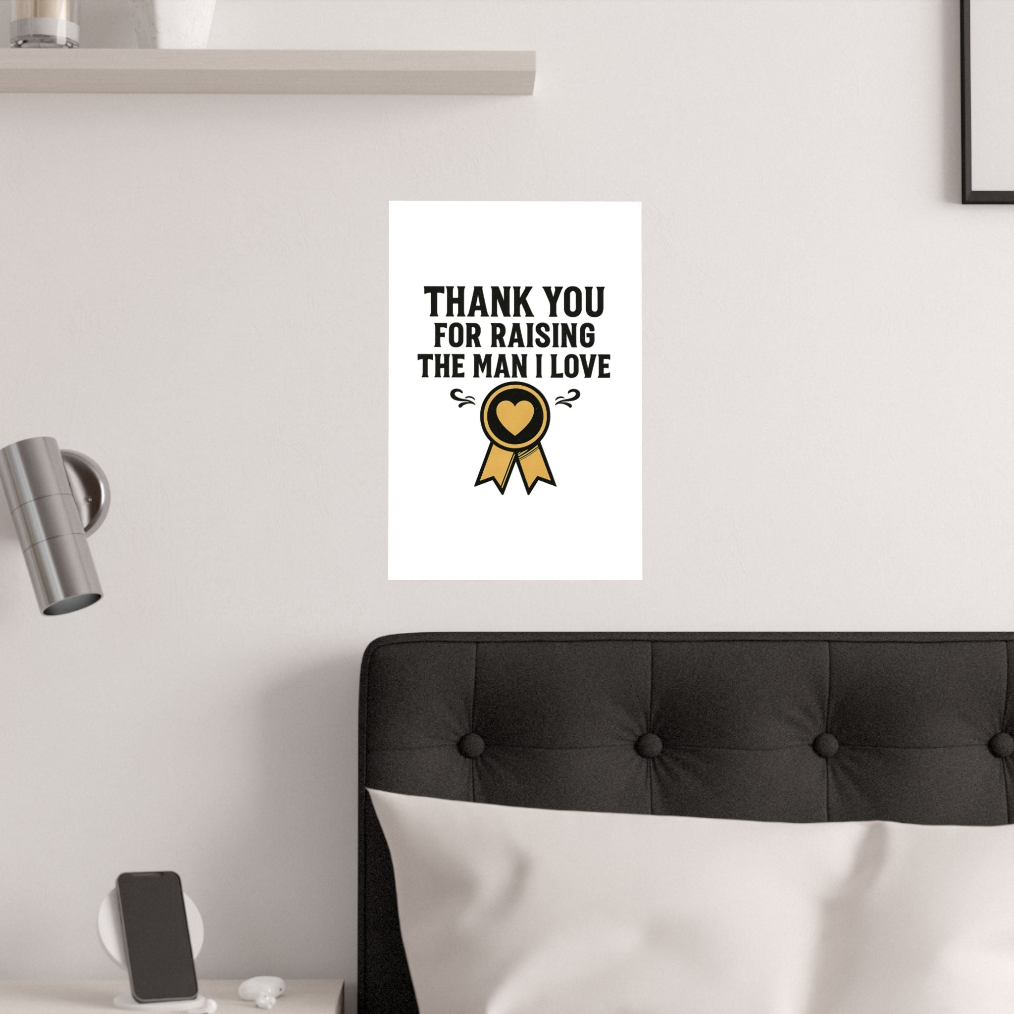 Thank You For Raising The Man I Love Print, Mother In Law Gift from Daughter In Law, Mothers Day Gift for MIL, Wedding Gift