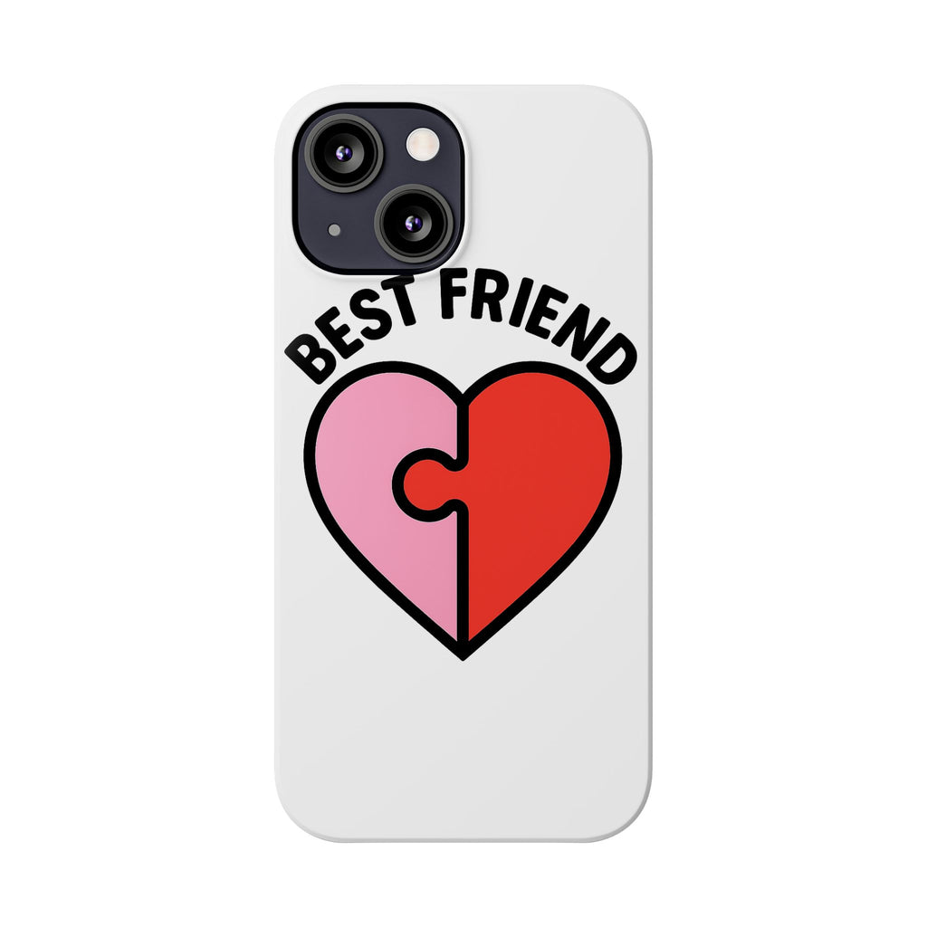 Best Friend Phone Case Set Puzzle Heart Matching BFF Gifts for Besties Friendship Phone Cases Cute Teen Gift for Her
