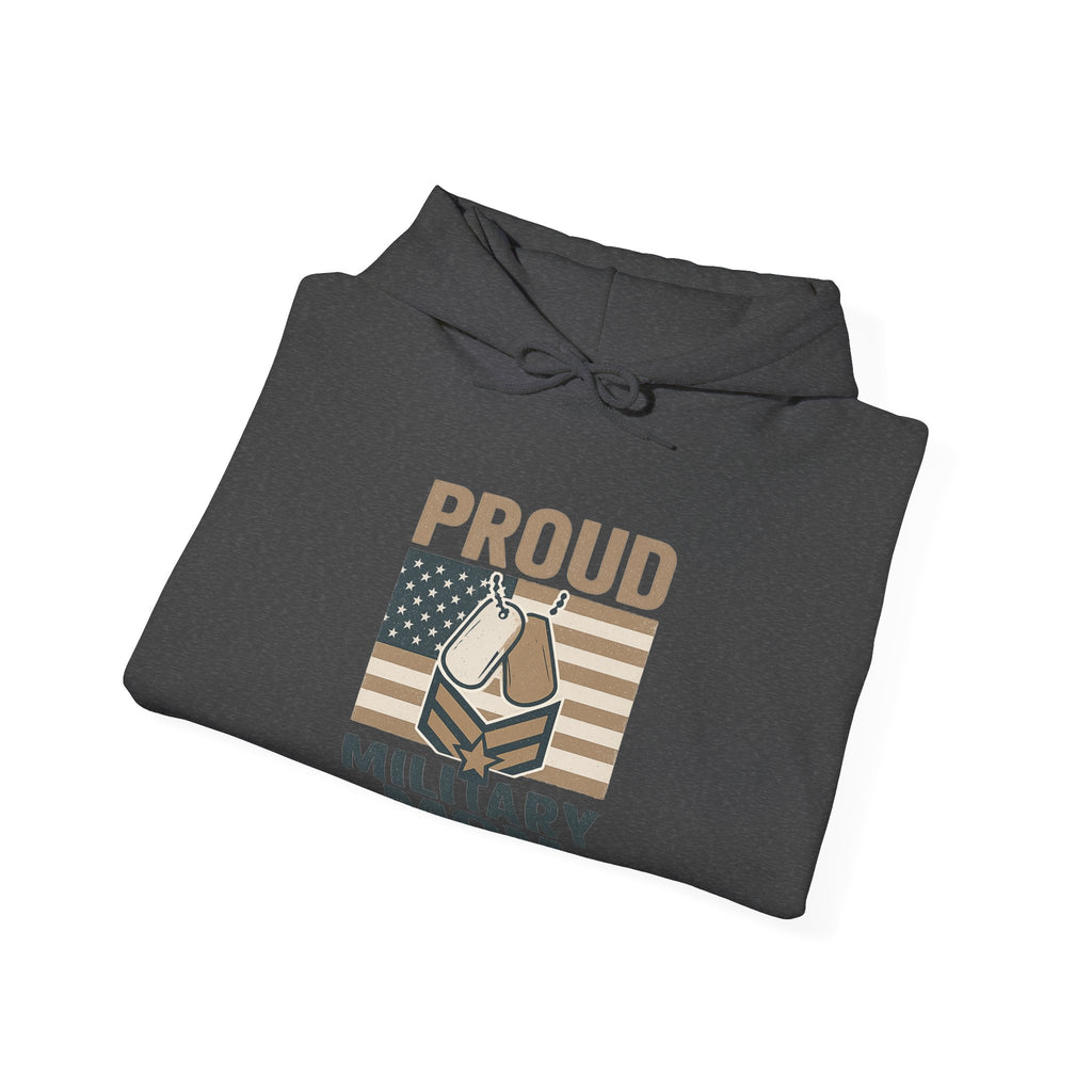Proud Military Mom Hoodie, Strong Heart Army Mom Gift, Navy Mom Sweatshirt, Air Force Marine Mom, Service Member Mother Apparel
