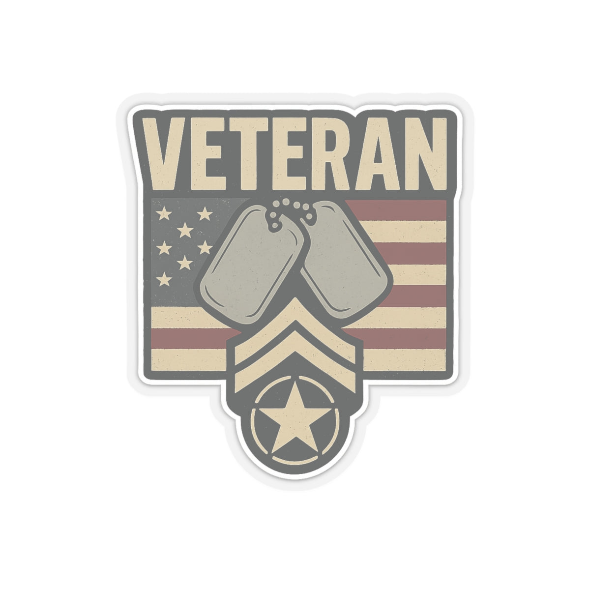 Veteran Hero Die-Cut Sticker Pack | Military Appreciation Stickers | Patriotic Thank You Decals | Support Our Troops Gift