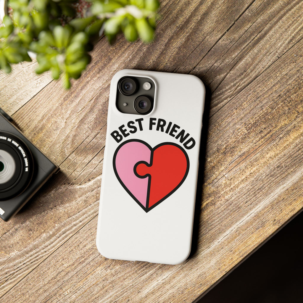 Best Friend Phone Case Set Puzzle Heart Matching BFF Gifts for Besties Friendship Phone Cases Cute Teen Gift for Her