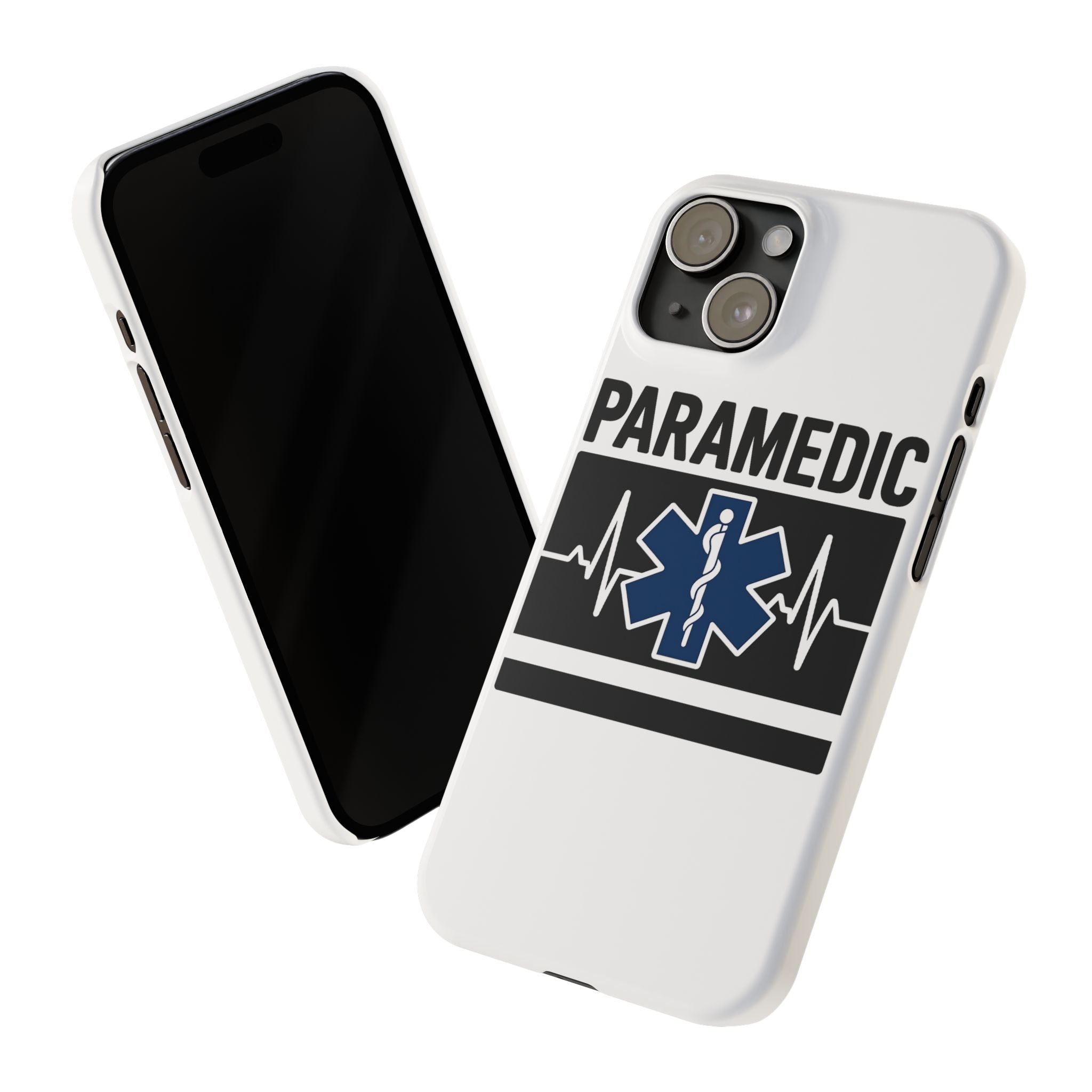 Paramedic Phone Case EMS Gift Heartbeat Star of Life EMT Medical First Responder Thin White Line Hero Appreciation
