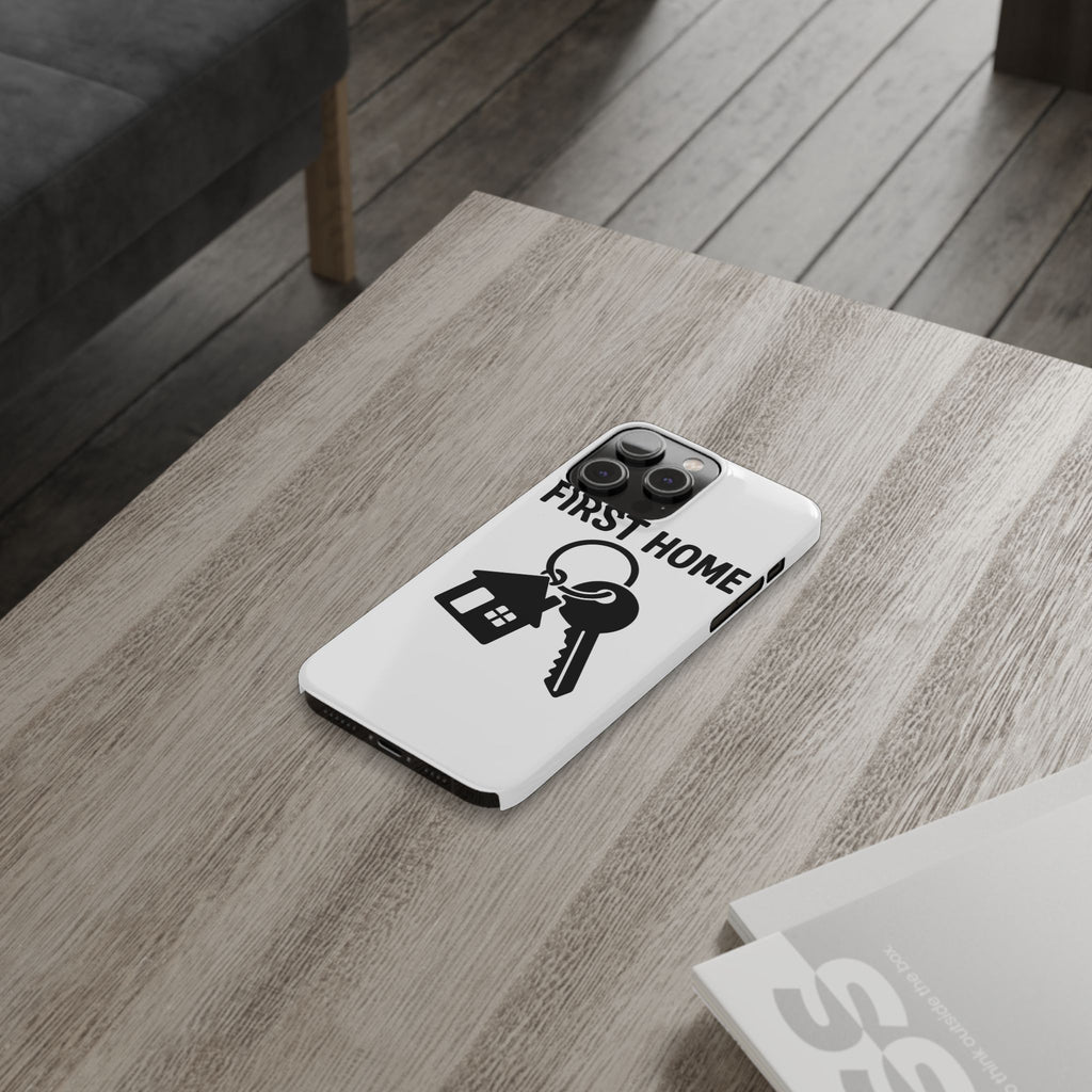 First Home Keys Phone Case, New Homeowner Gift, Housewarming Present, Minimalist House Key Design, First Time Home Buyer Gift