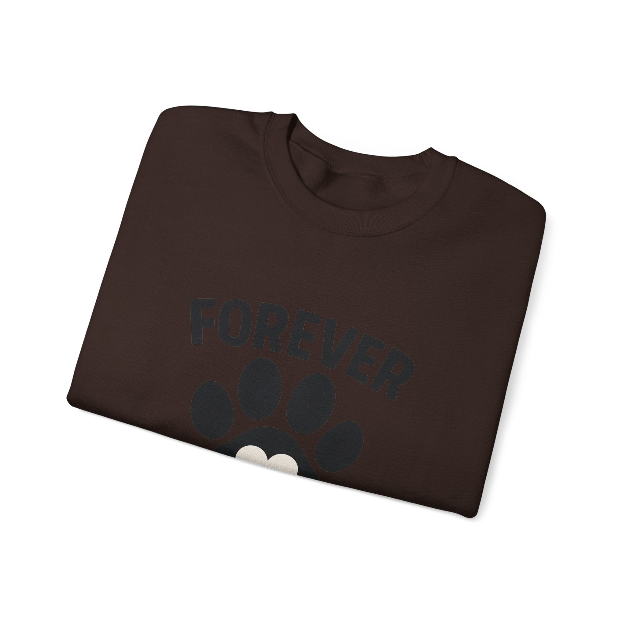 Pet Memorial Sweatshirt Forever in My Heart Paw Print Dog Cat Loss Remembrance Gift Sympathy Comfort Shirt Pet Loss Gift