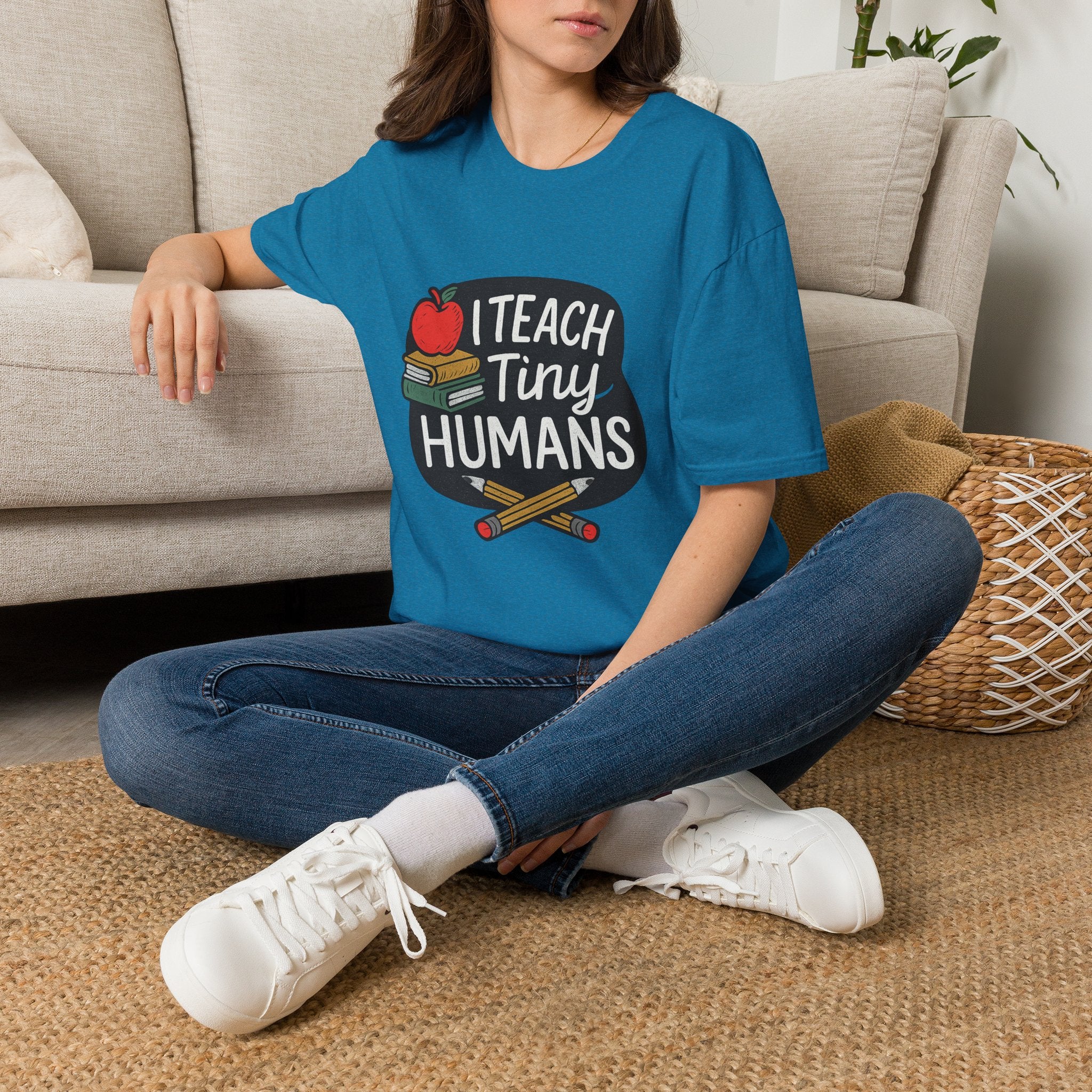 I Teach Tiny Humans T-Shirt, Preschool Teacher Shirt, Kindergarten Teacher Gift, Daycare Worker Tee, Early Childhood Educator