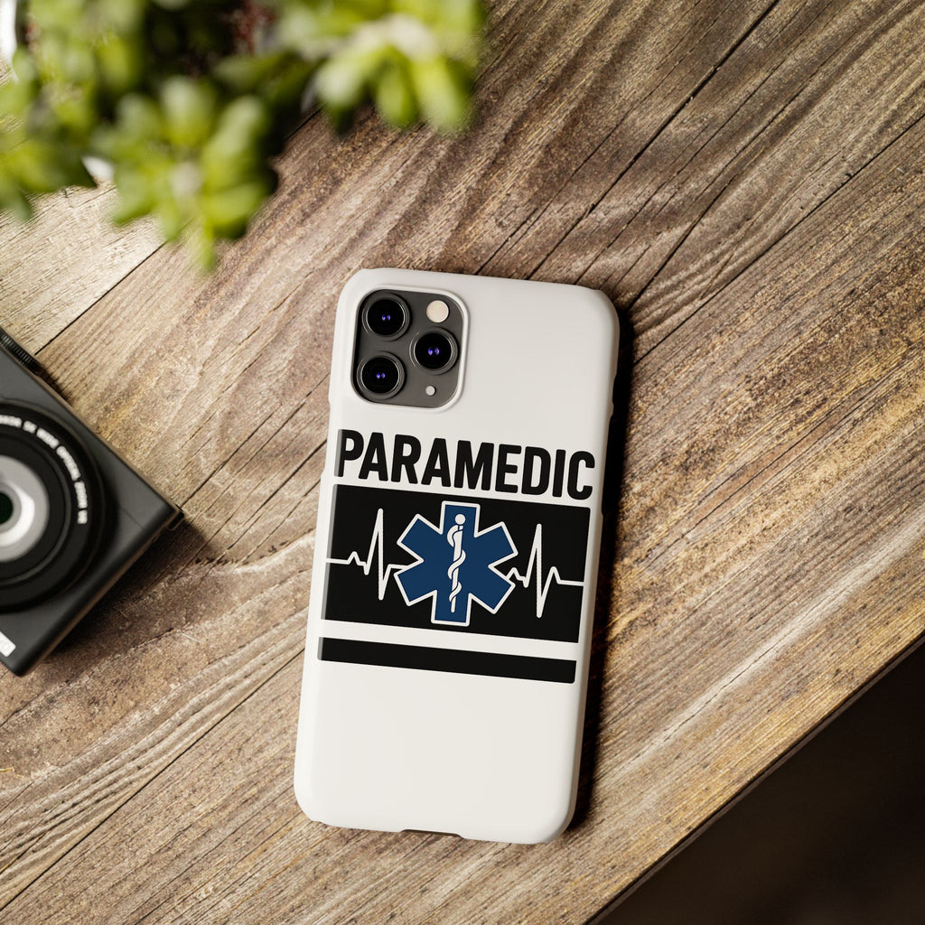 Paramedic Phone Case EMS Gift Heartbeat Star of Life EMT Medical First Responder Thin White Line Hero Appreciation