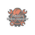 Union Strong Sticker Pack Labor Day Gift Thank a Union Member Vintage Retro Worker Pride Laptop Water Bottle Decal Set